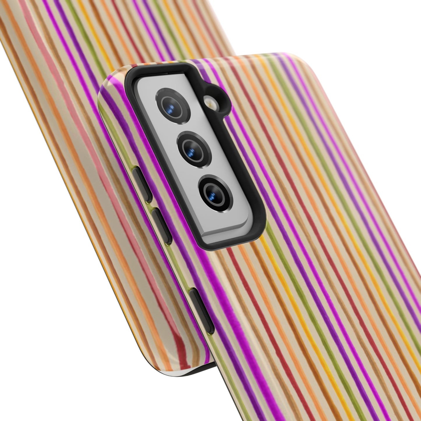 Spice Stripe Muslin Phone Case