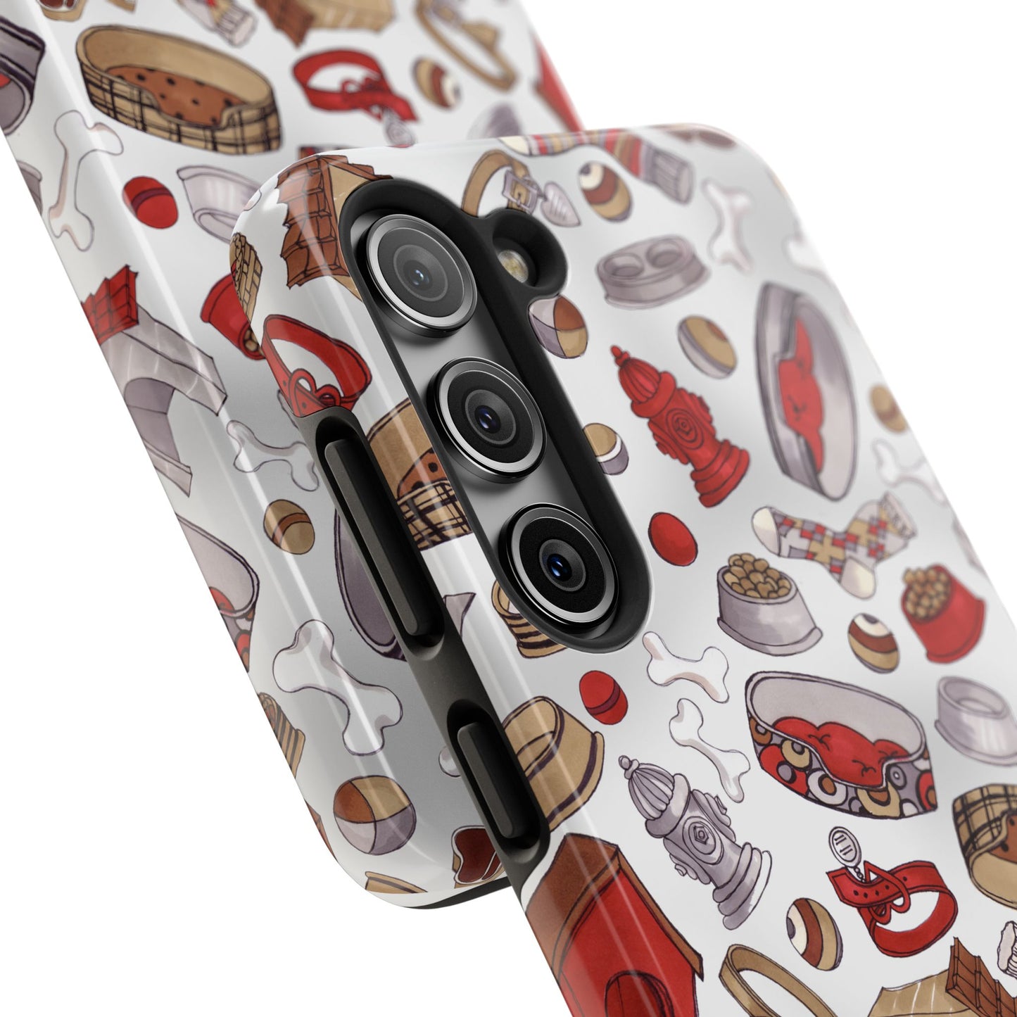 Doggie Stuff Gray Phone Case