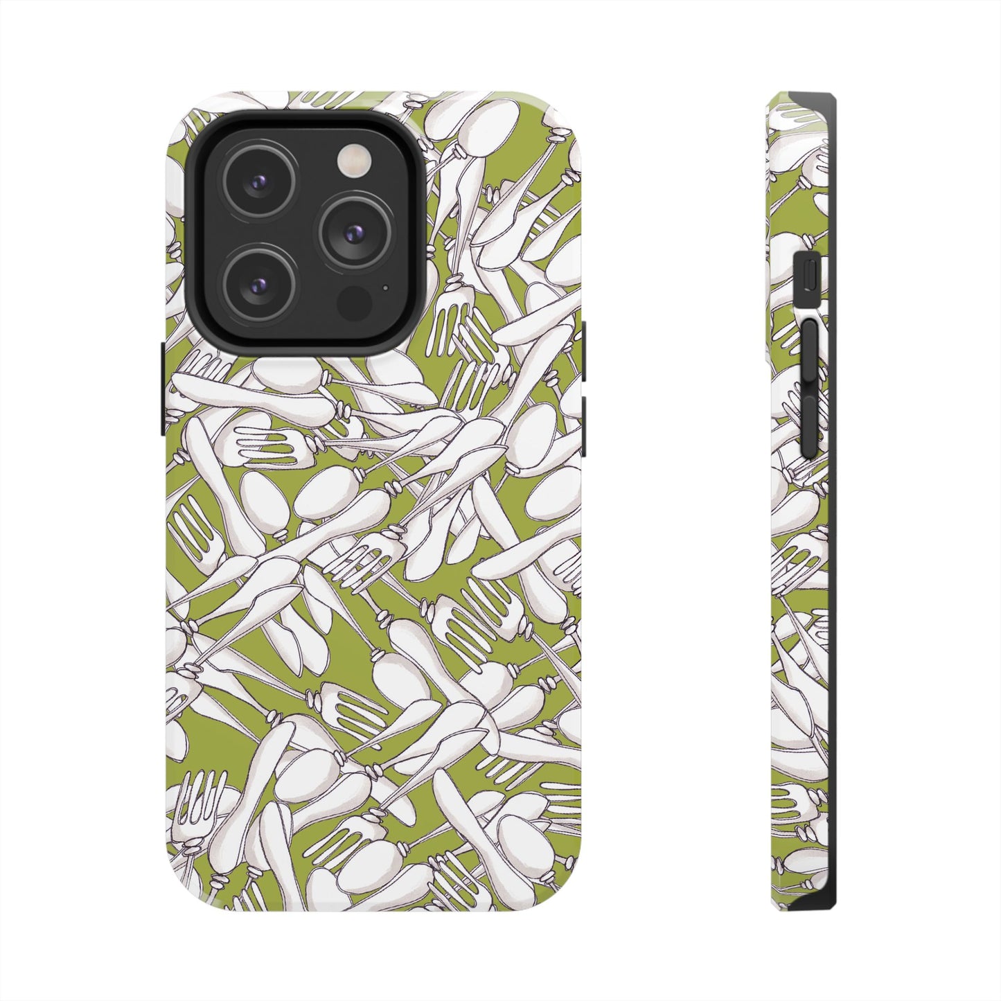 Silverware Wars Green Phone Case