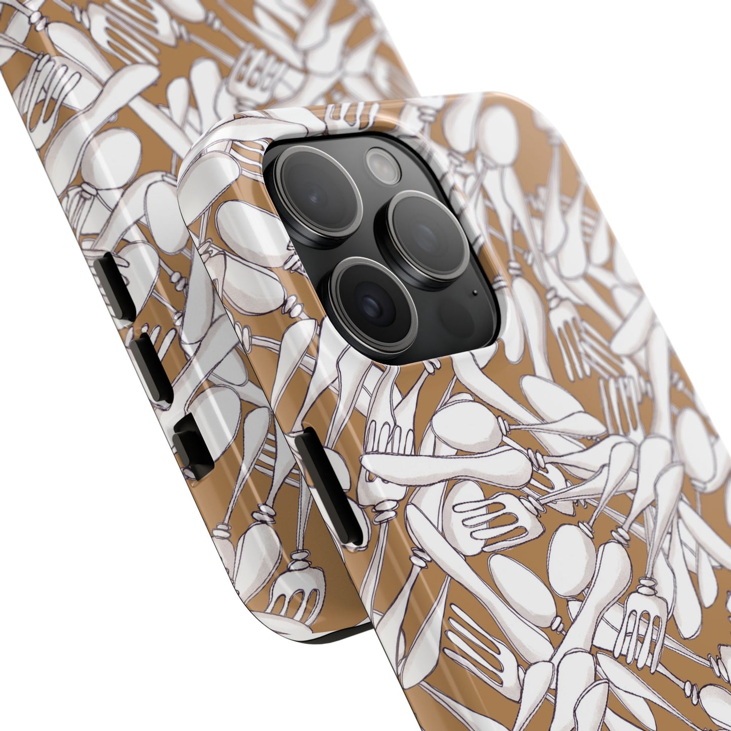 Silverware Wars Brown Phone Case