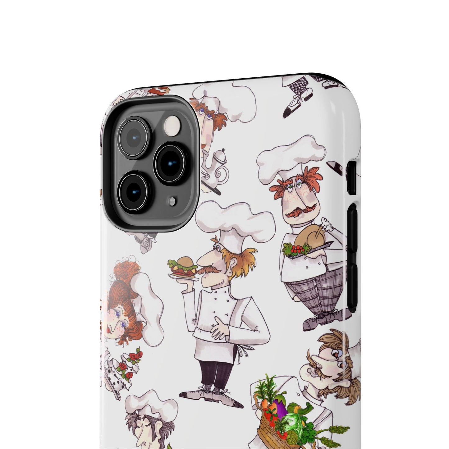 Tossed Chefs White Phone Case