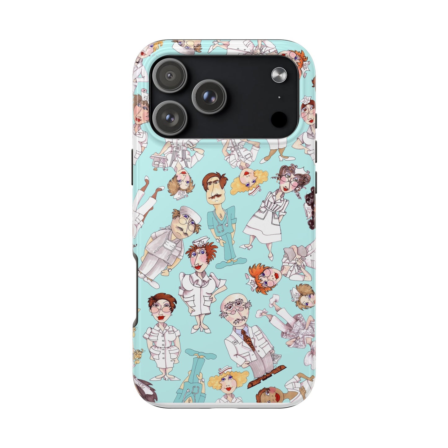 Happy Staff Aqua Phone Case