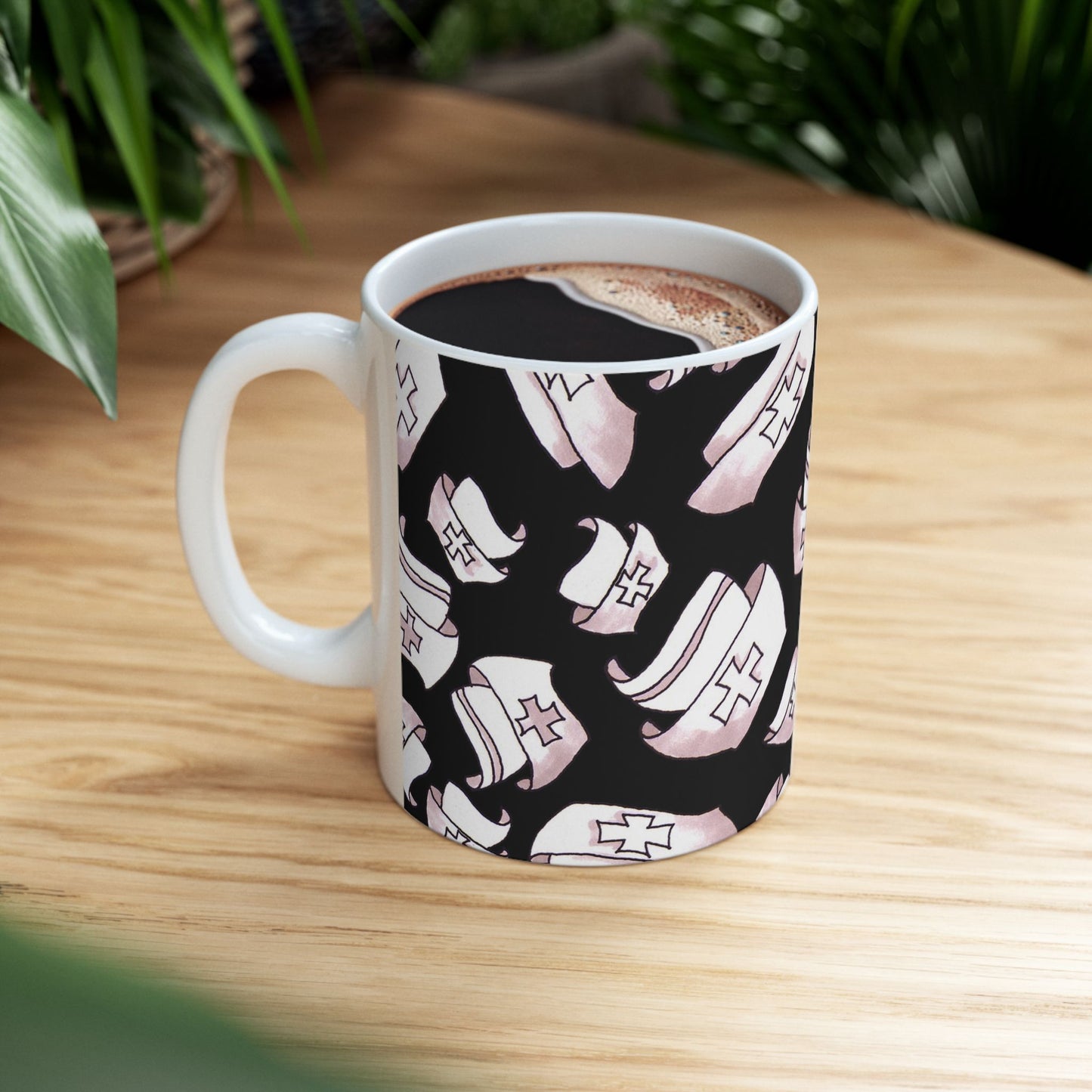 Happy Hat Black Cup