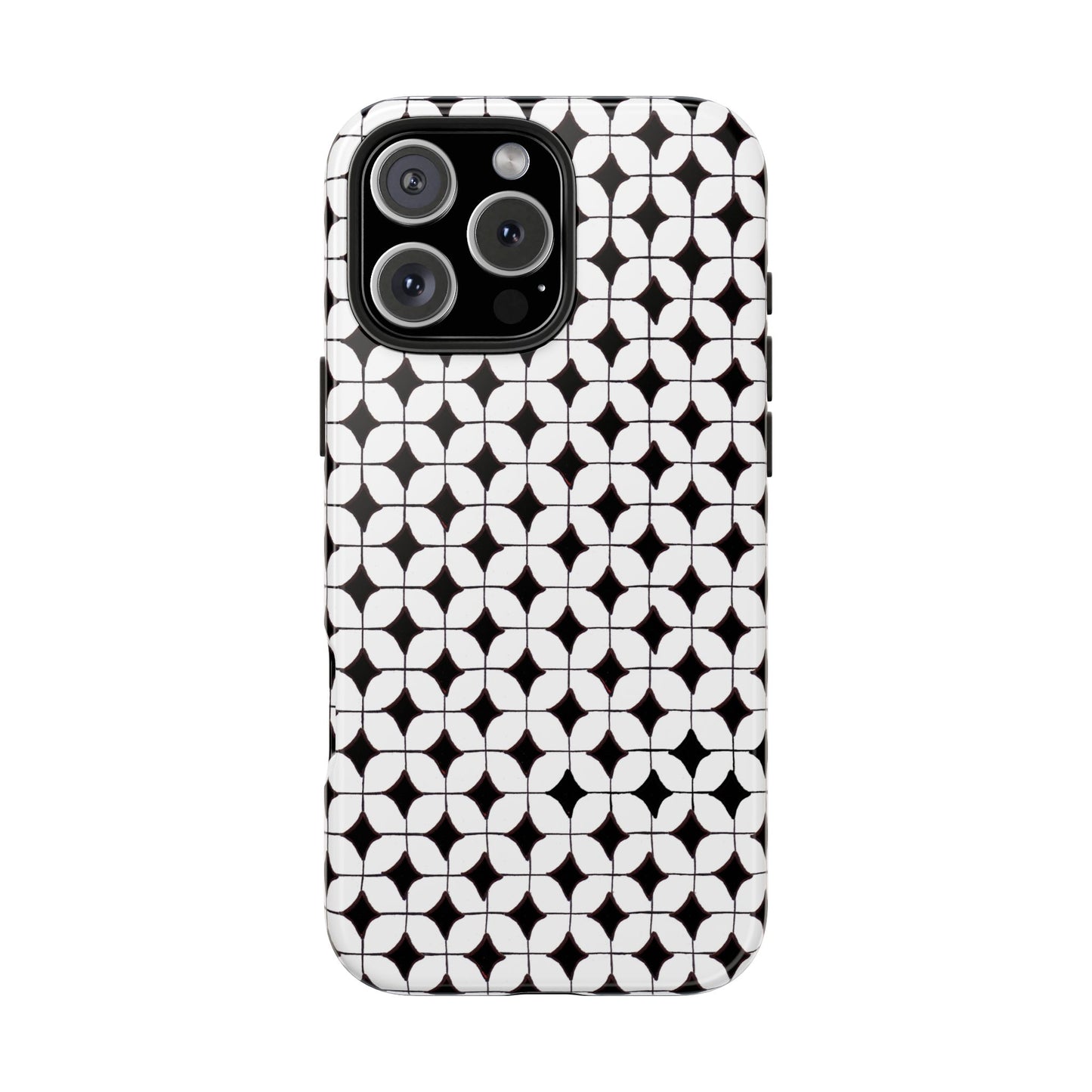 Tile-ish Black Phone Case