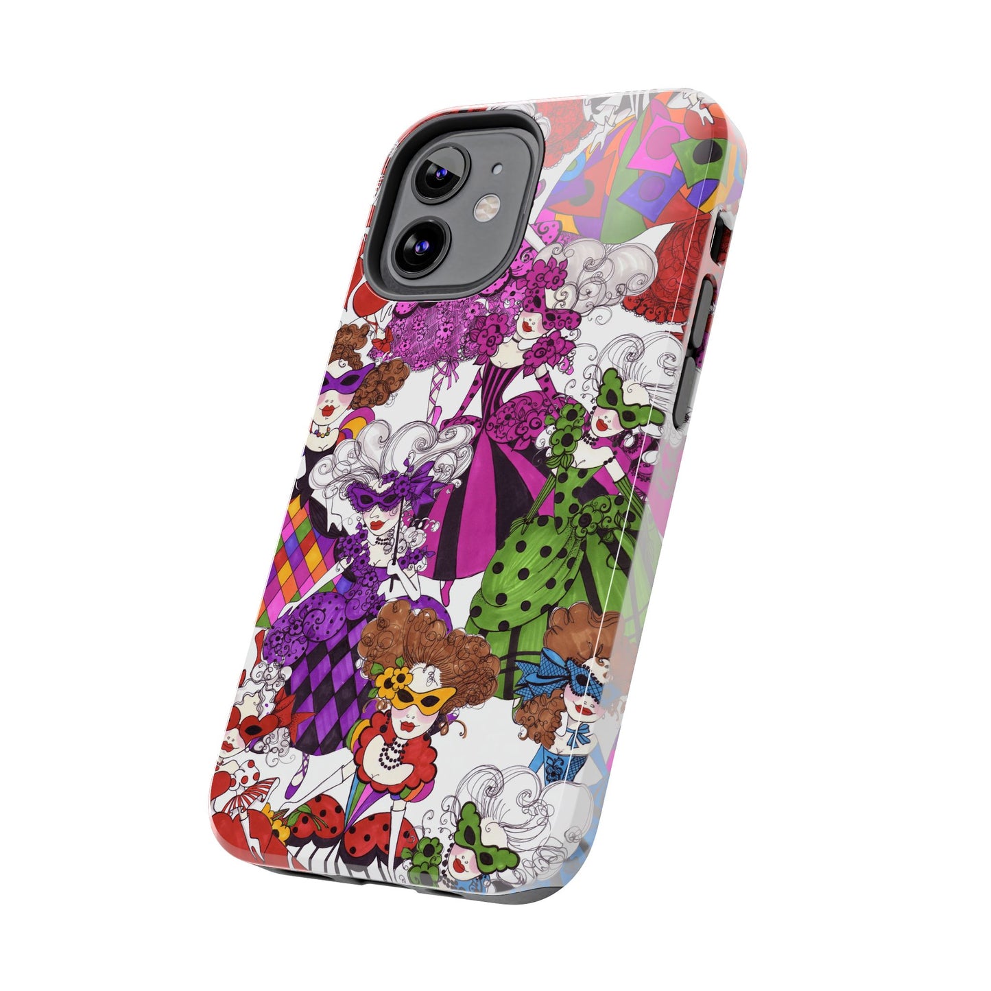 Crowded Dance Floor White Phone Case