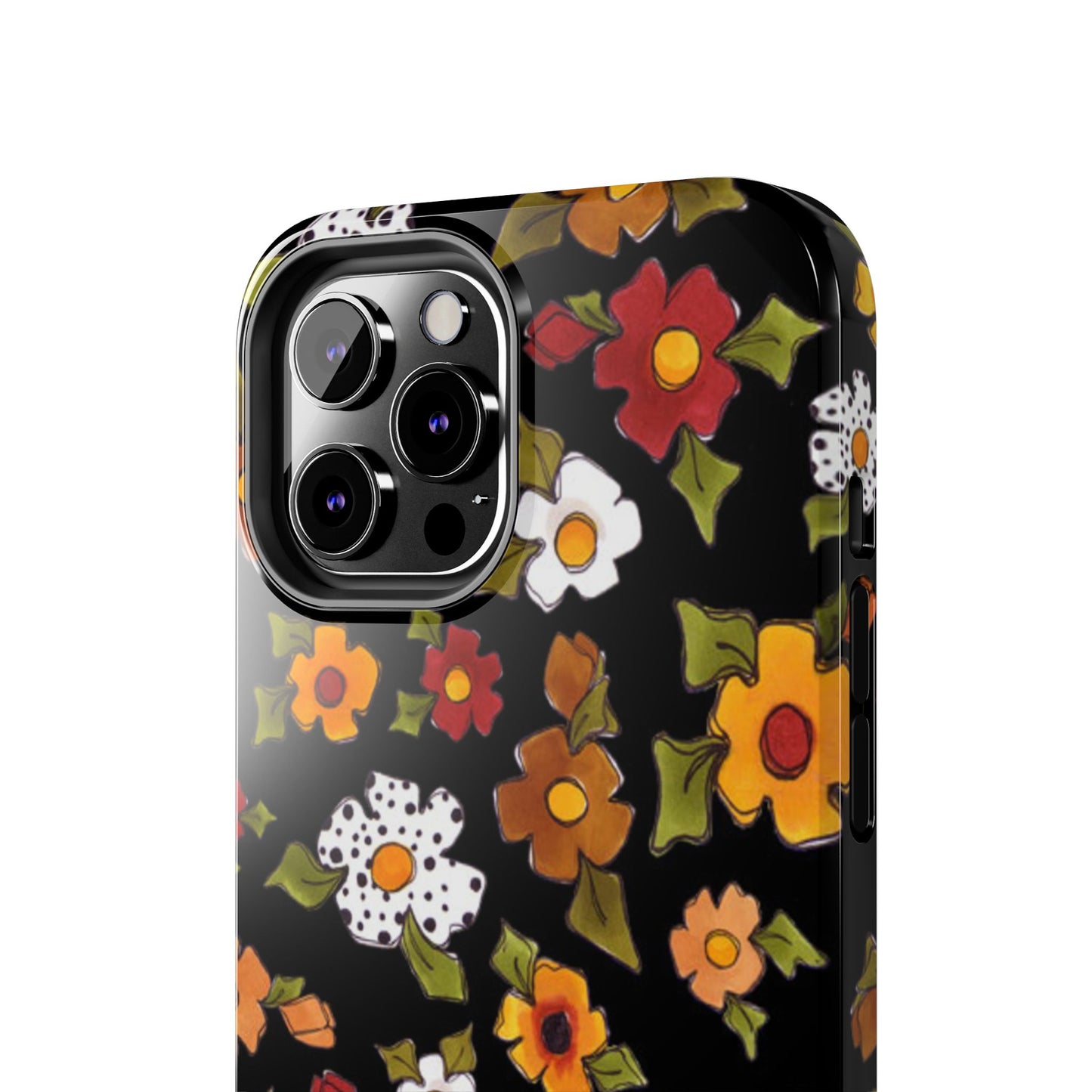 Spice Posie Black Phone Case