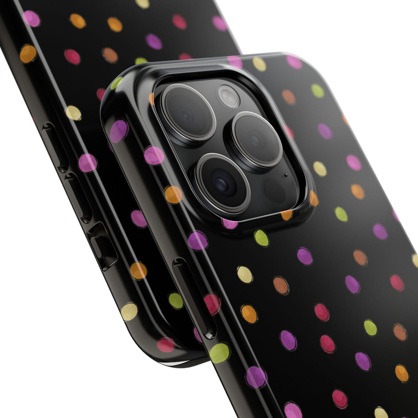 Tea Dot Black Phone Case