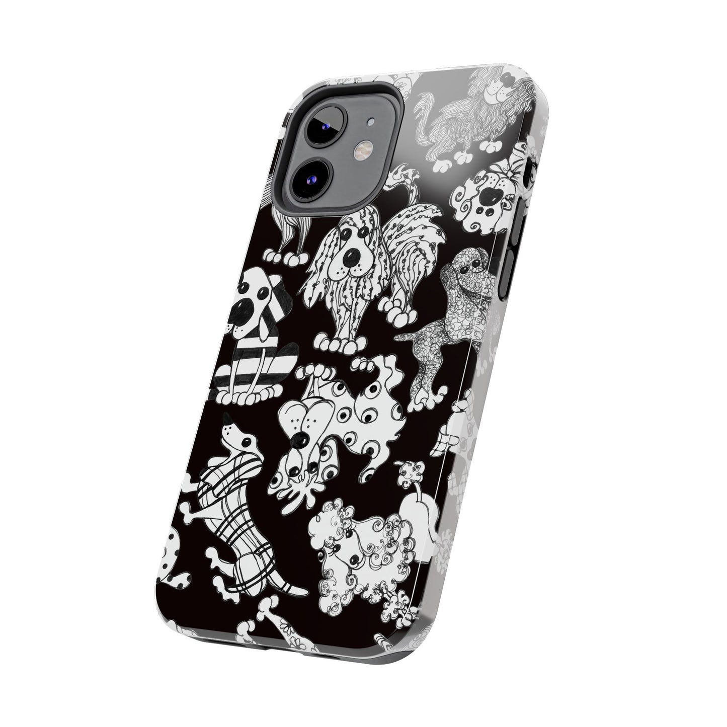 Dear Doggies Black Phone Case