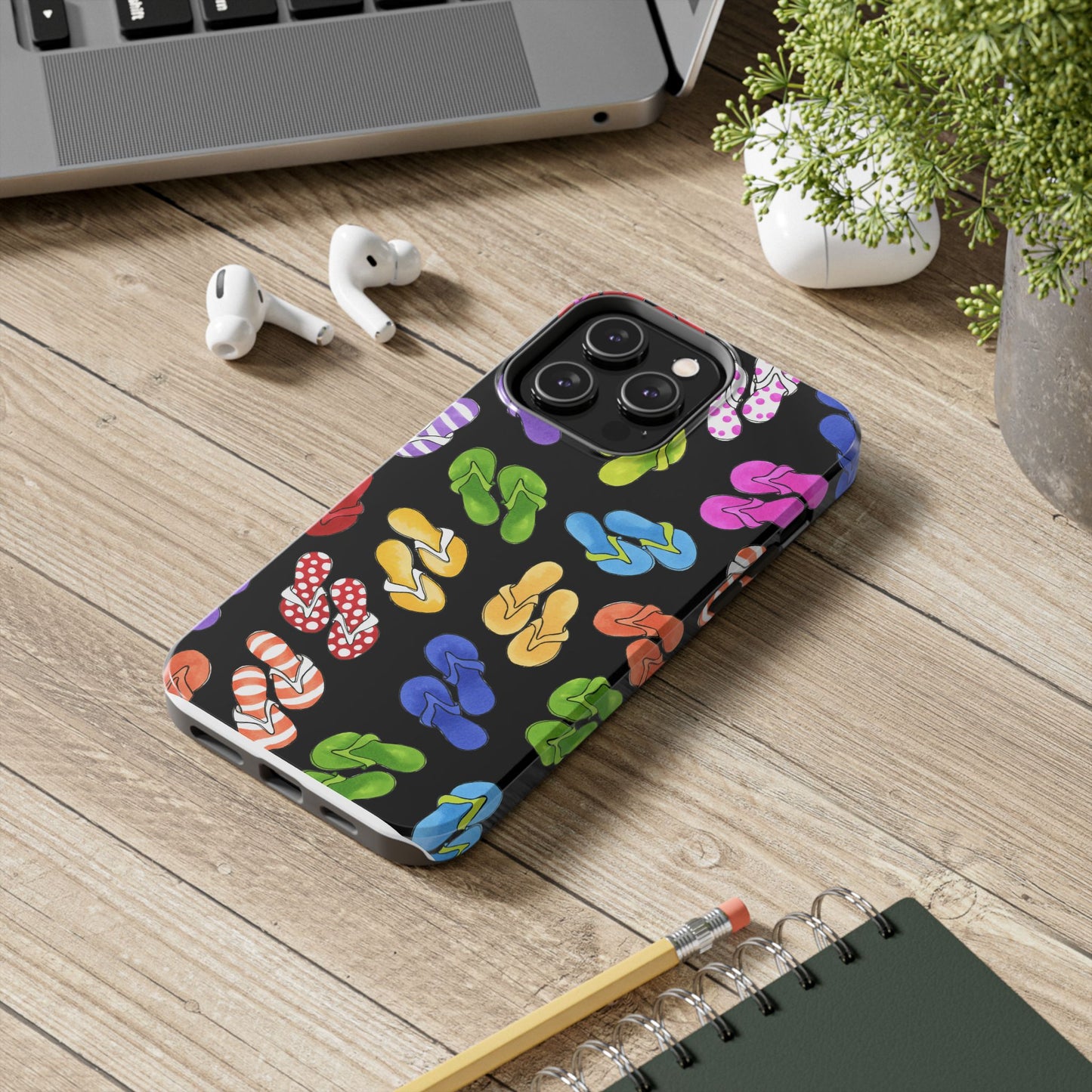 Fun Flops Black Phone Case
