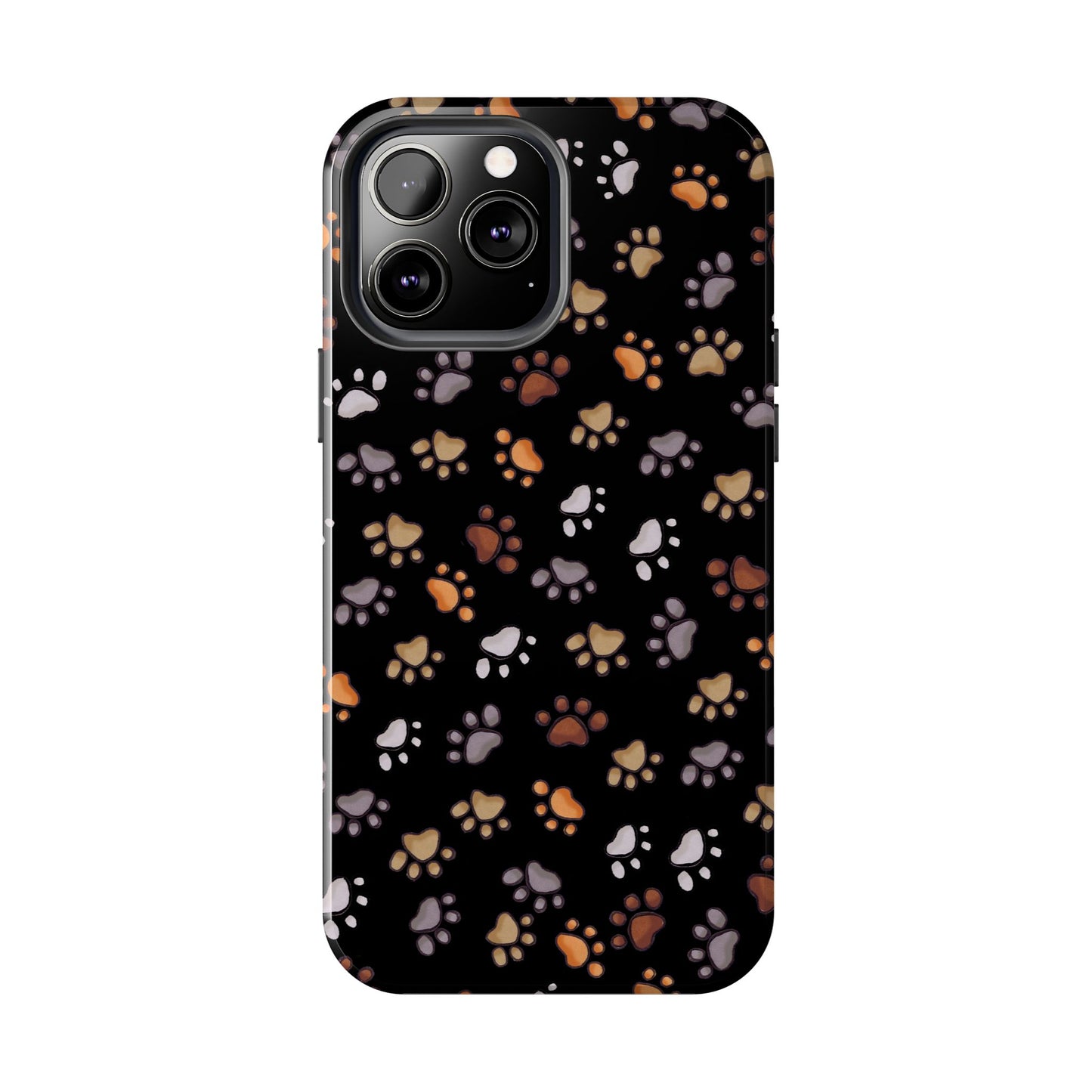 Puppy Paws Black Phone Case