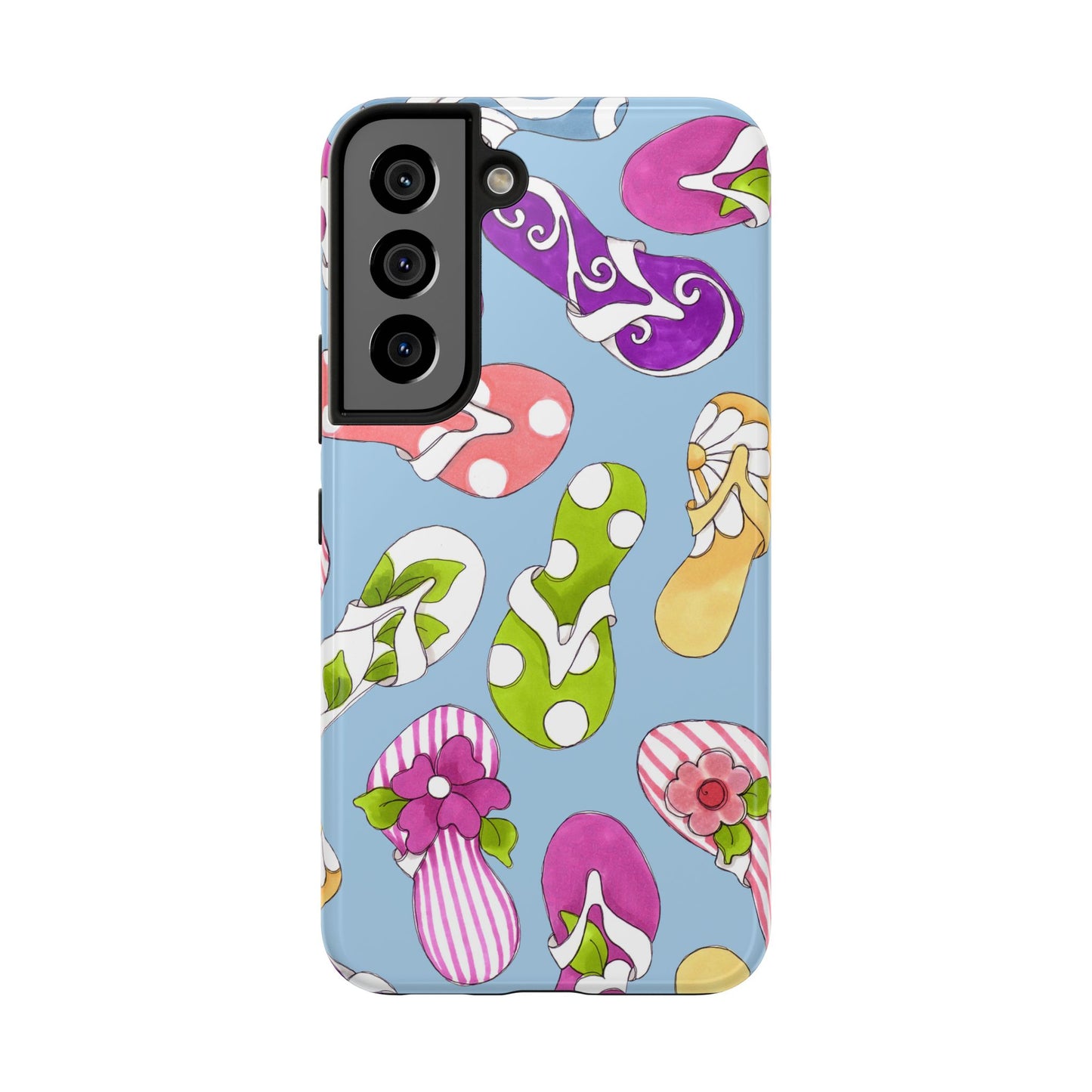 Flip Flops Blue Phone Case