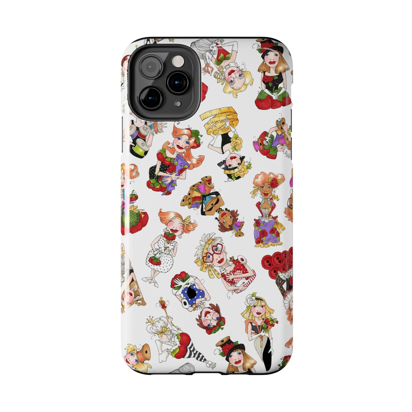 Curious Toss White Phone Case