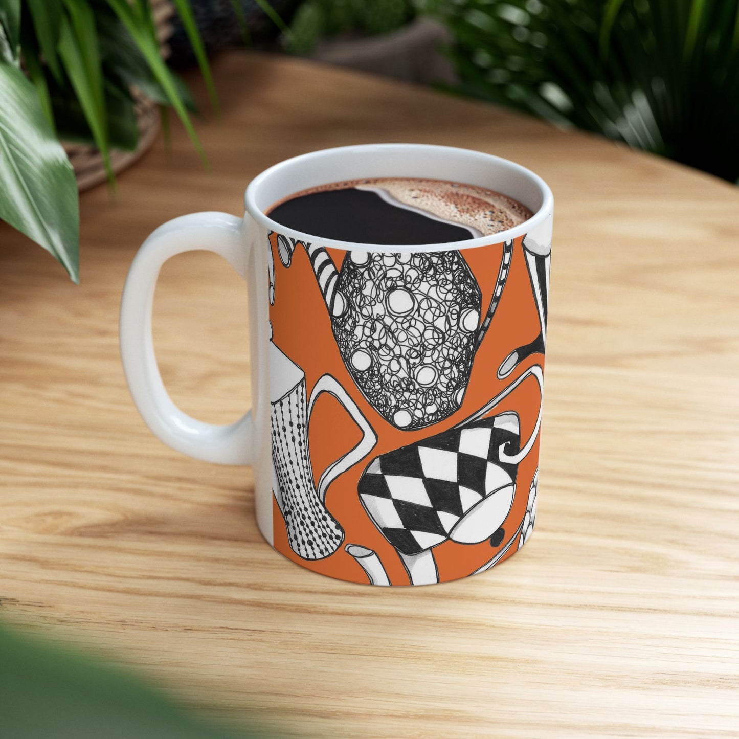 Coffee, Tea Anyone? Orange Cup