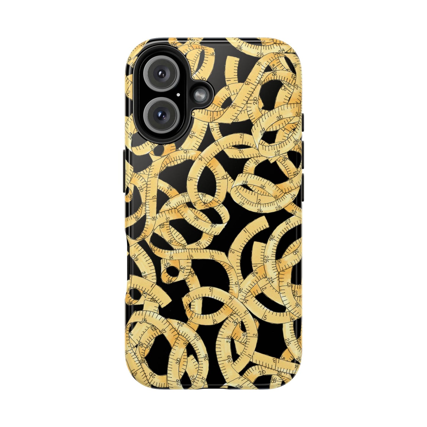 Tape Tangle Black Phone Case