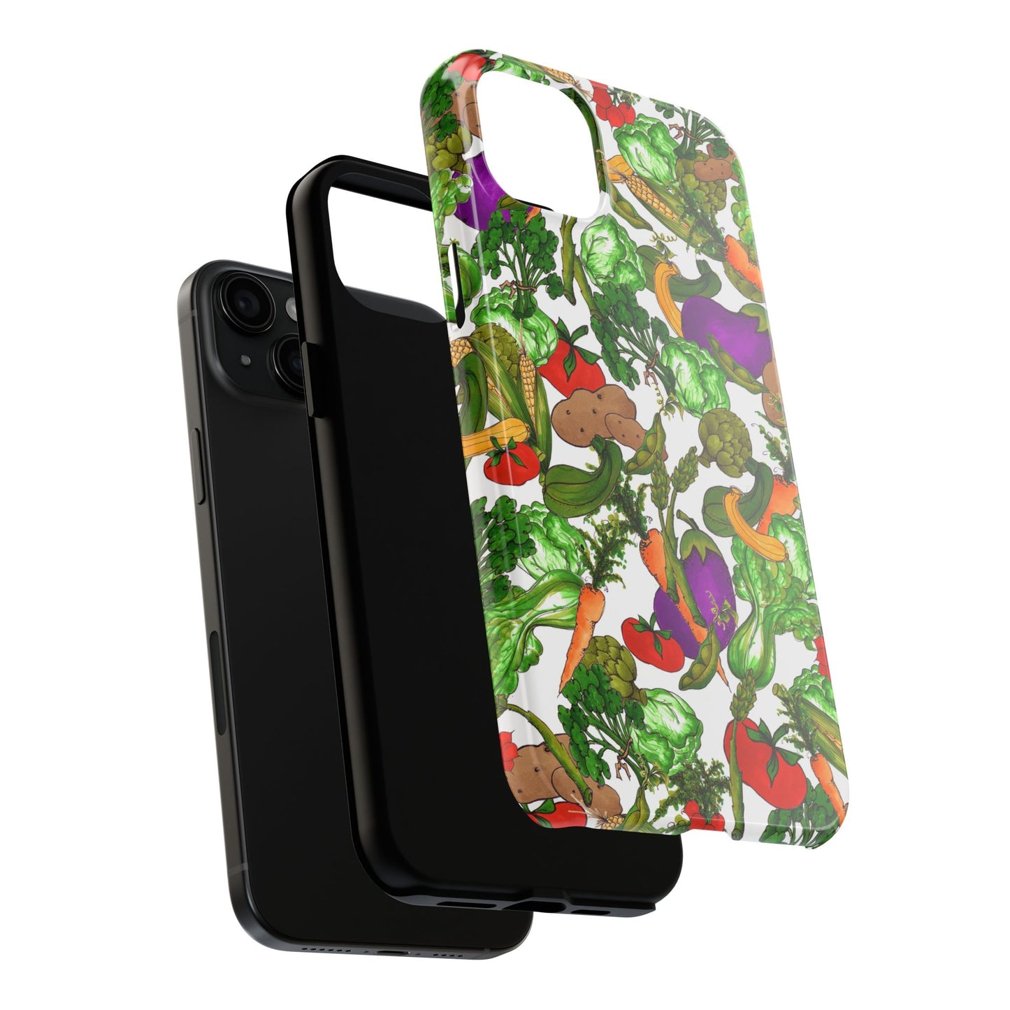 Veggie Jungle White Phone Case