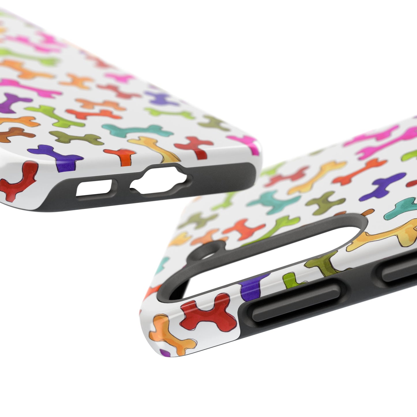 Happy Bones White Phone Case