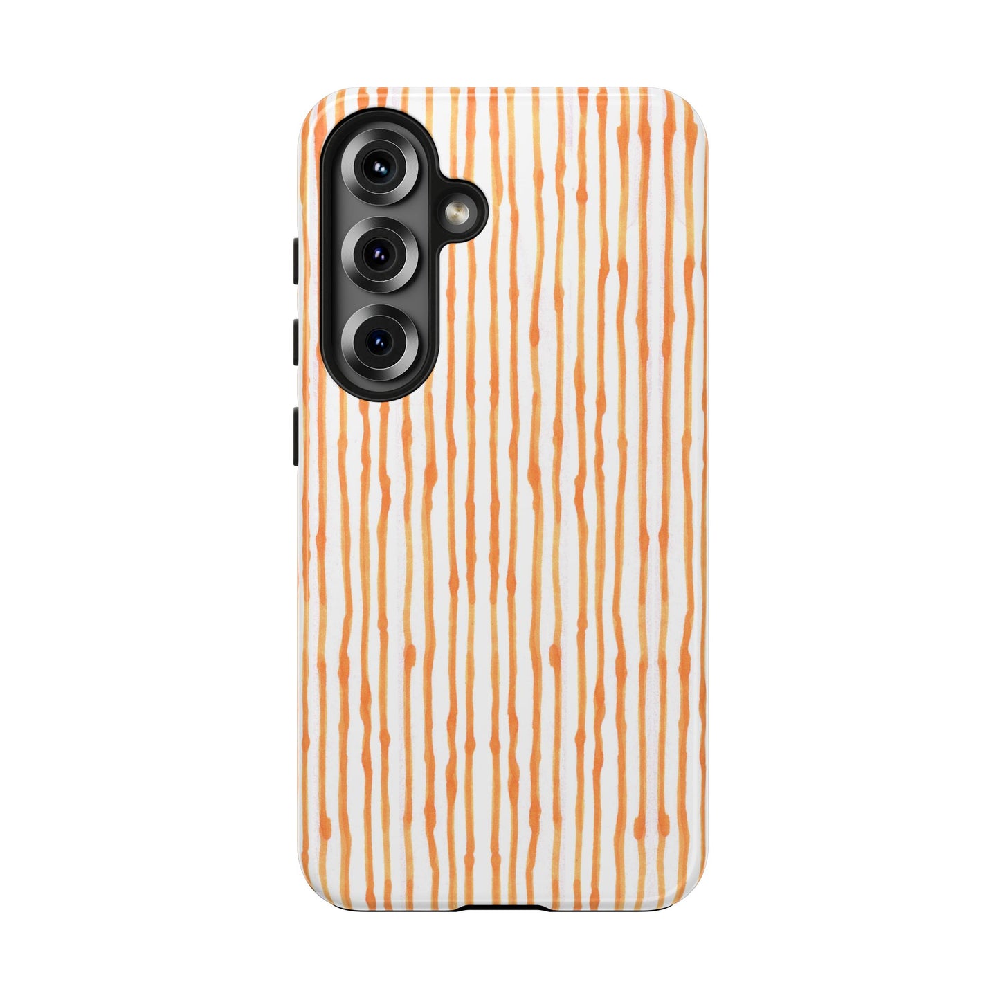 Faux Seersucker White / Melon Phone Case