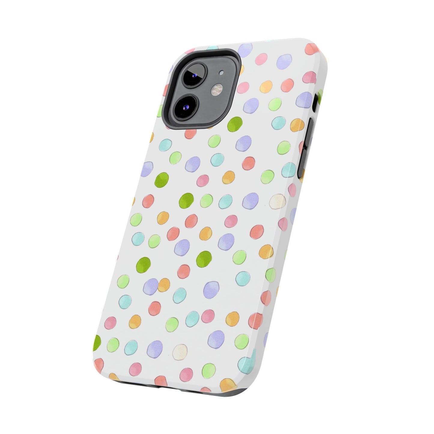 Happy Dots White Phone Case