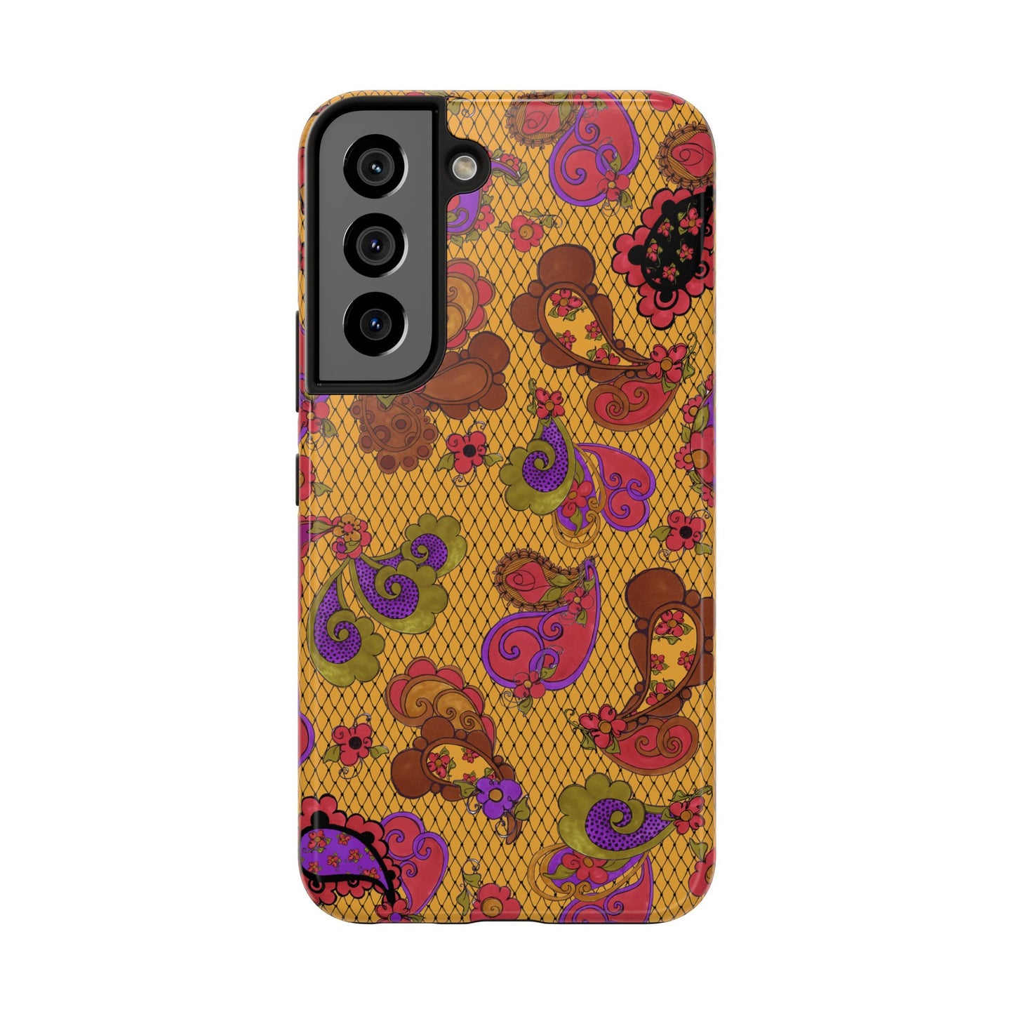 Posie Paisley Gold Phone Case
