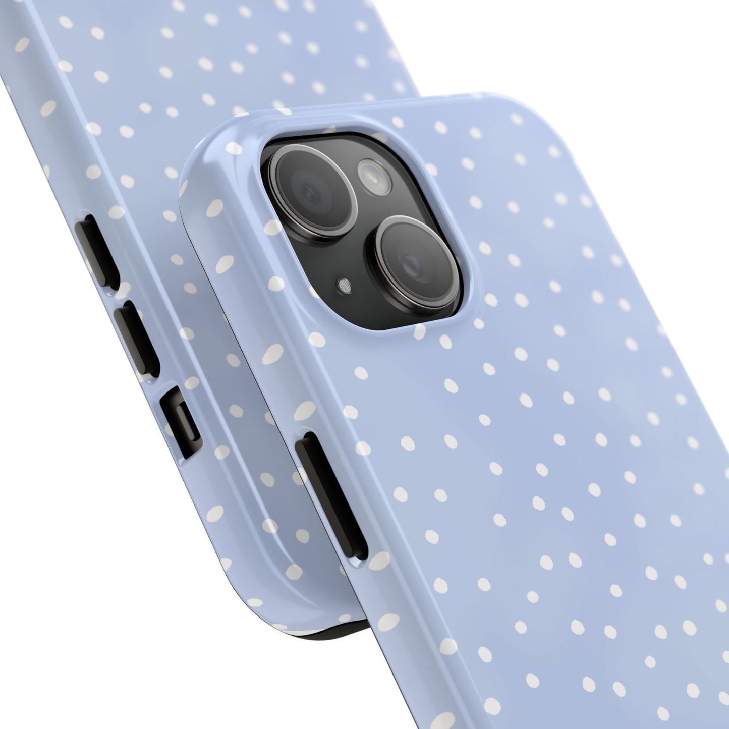 Petite Dots Blue / White Phone Case