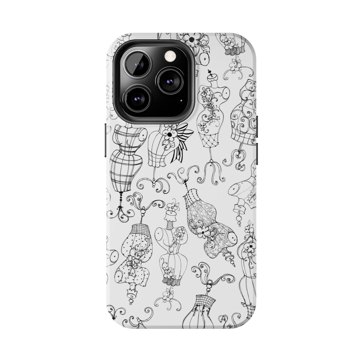 Mannequinique White / Black Phone Case