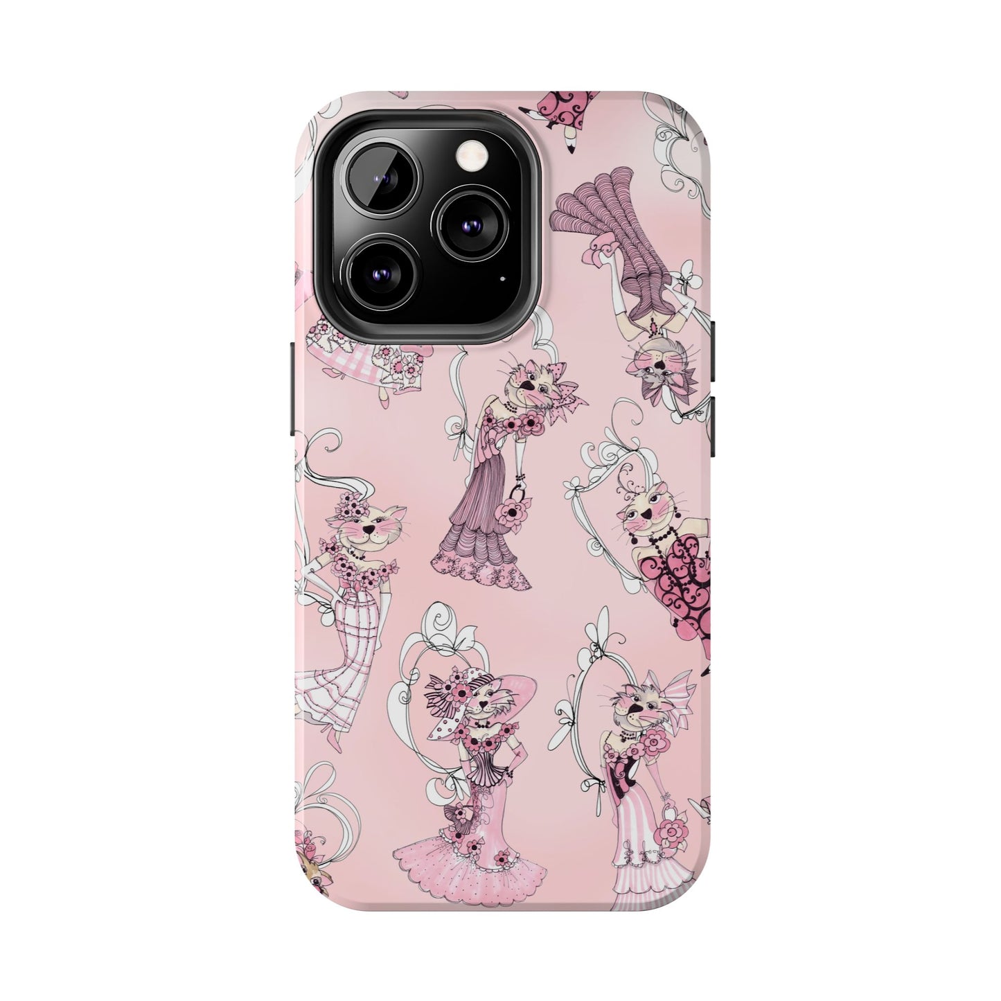 Lady Cats Tossed Phone Case