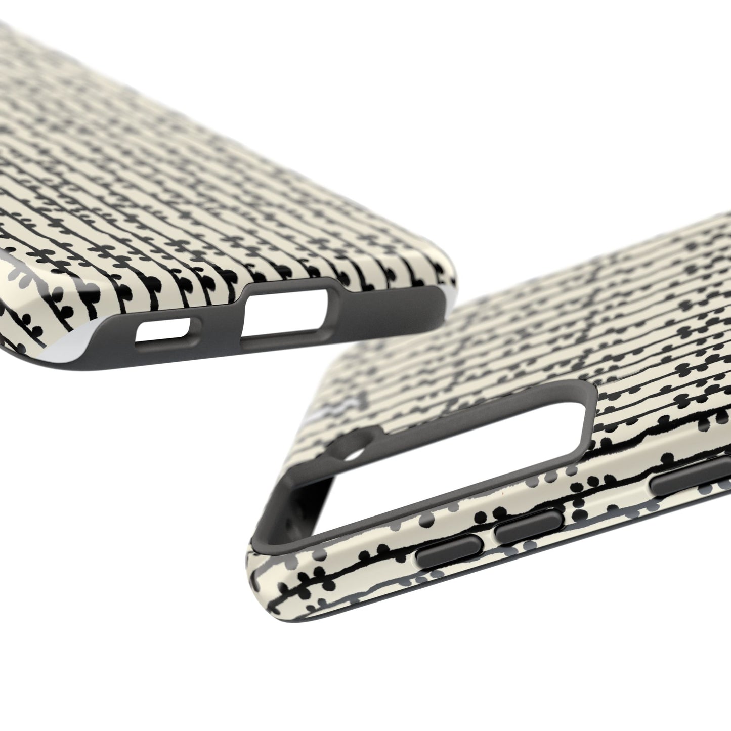 Loopy Stripe Bone Phone Case