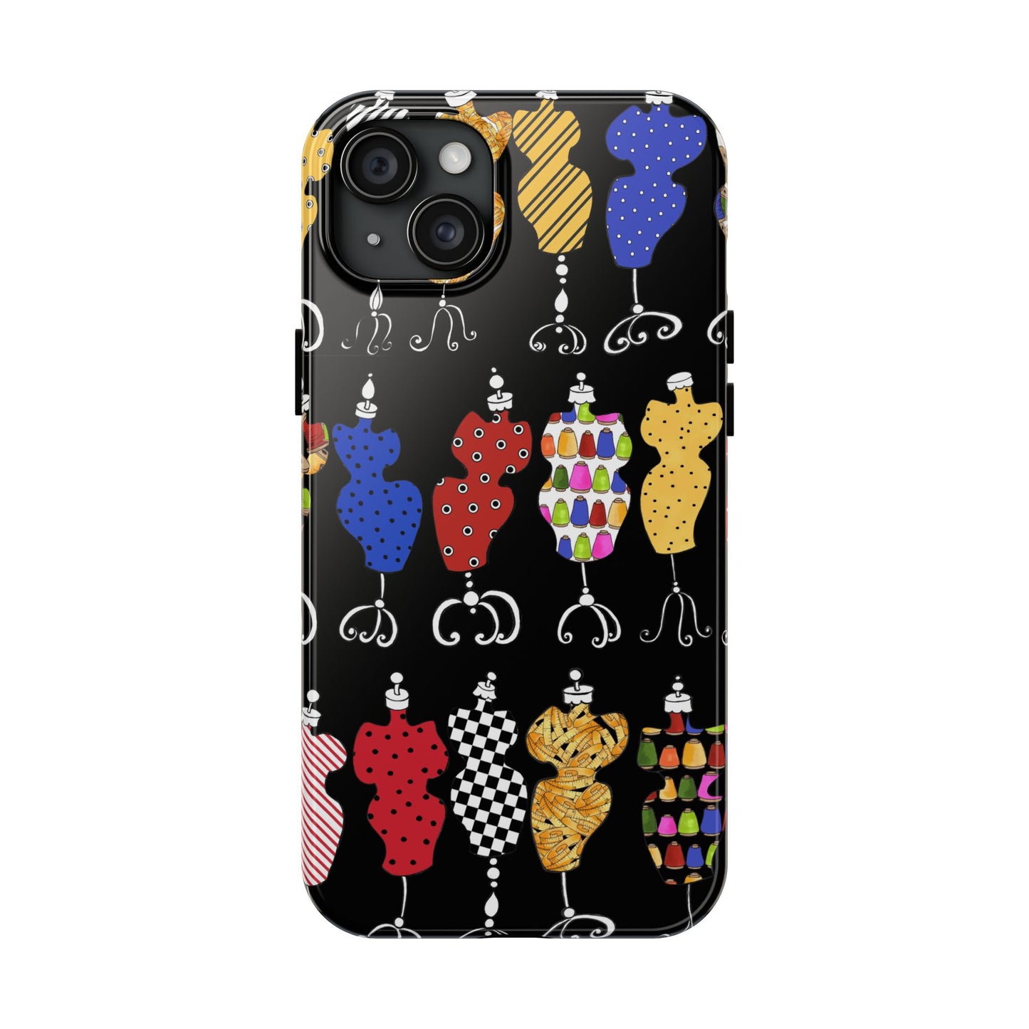 Go Figure Black / Multi Phone Case