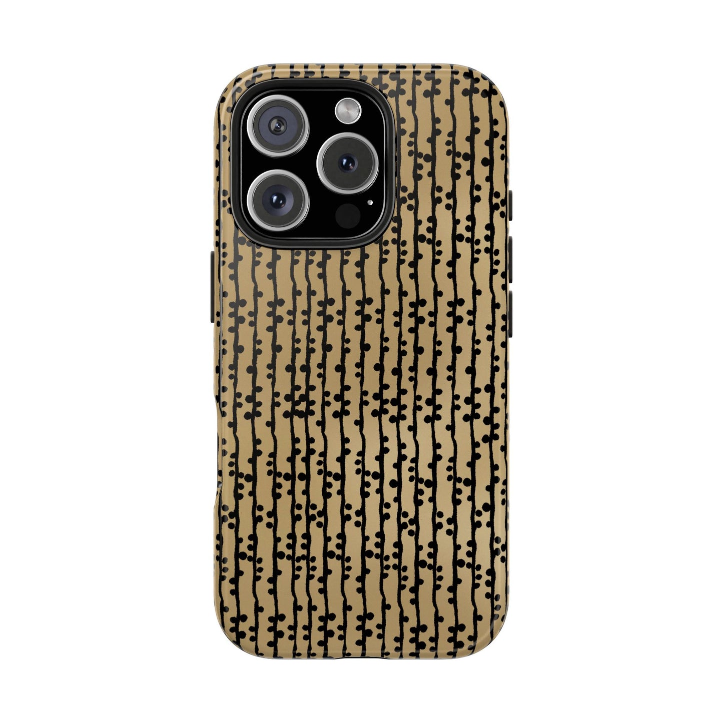 Loopy Stripe Tan Phone Case