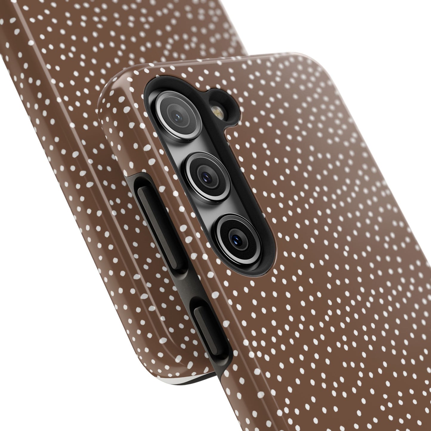 Dottible Chocolate / White Phone Case