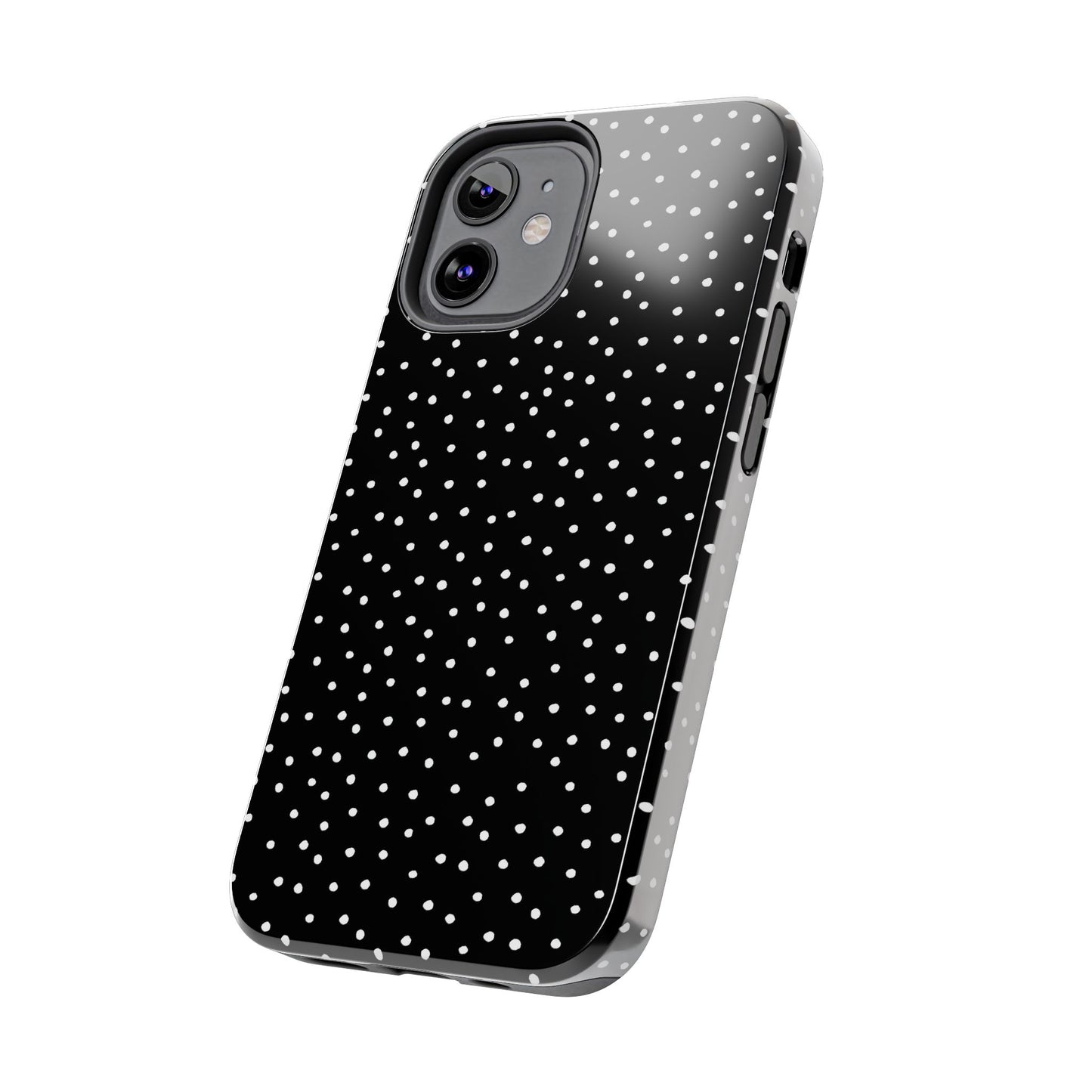 Dinky Dots Black / White Phone Case
