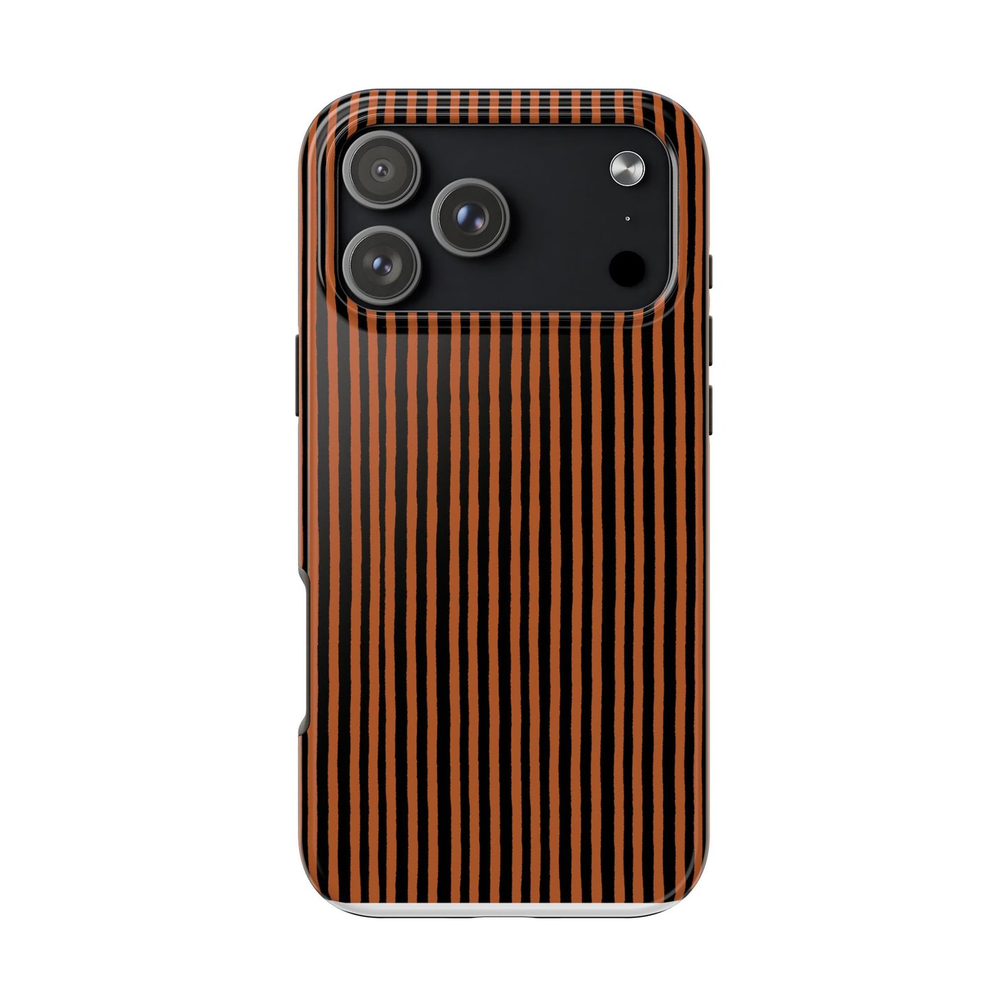 Happy Stripe Spice / Black Phone Case
