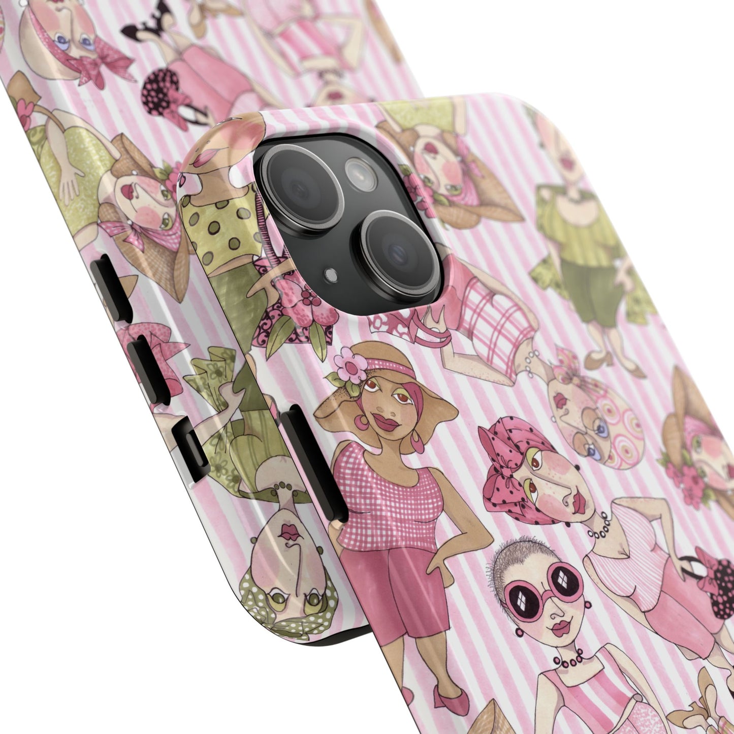 Tossed Ladies Pink Phone Case