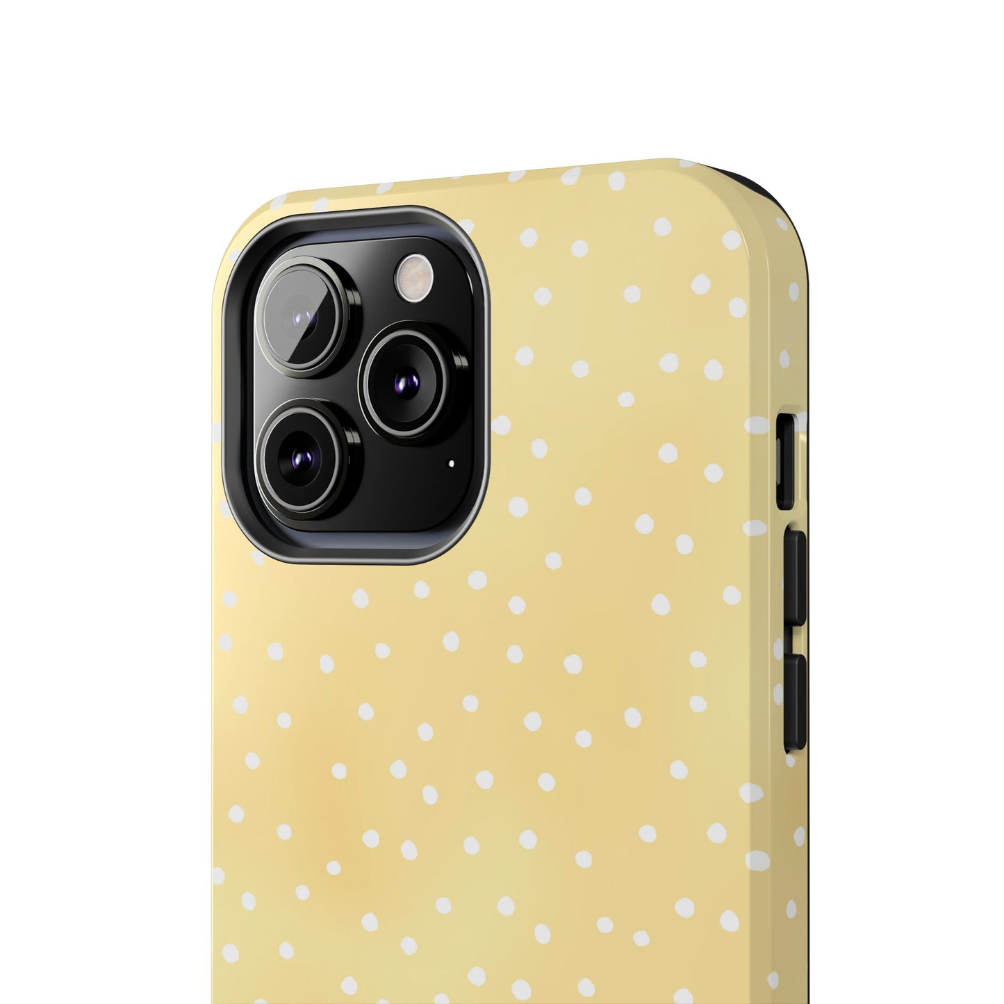 Petite Dots Sunshine / White Phone Case