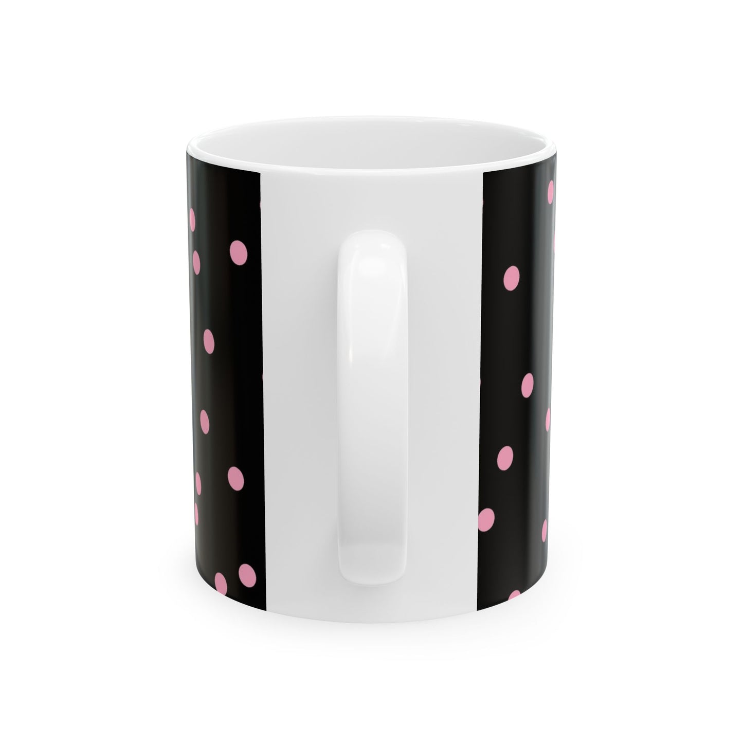 Space Dots Black / Pink Cup