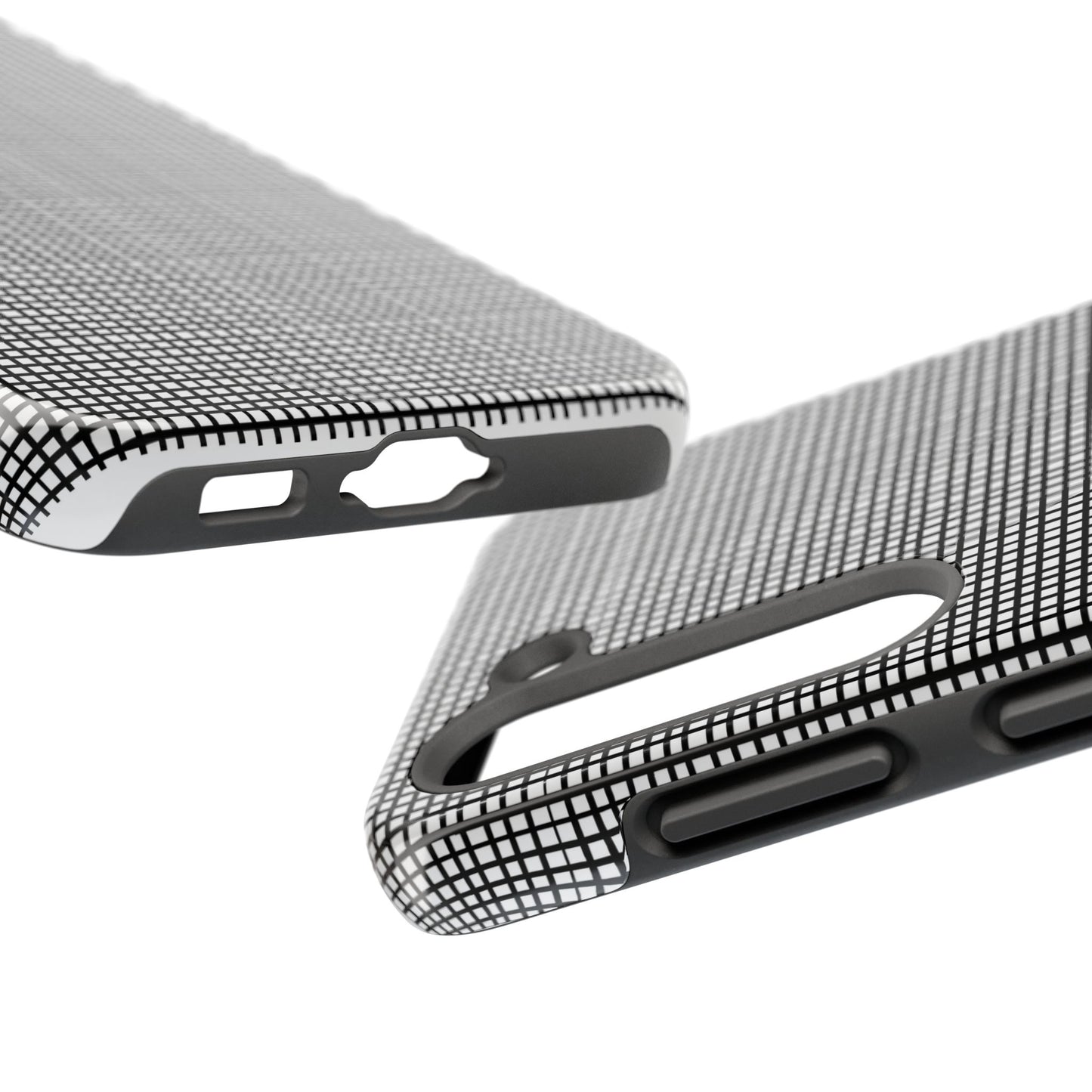 Window Pane White / Black Phone Case