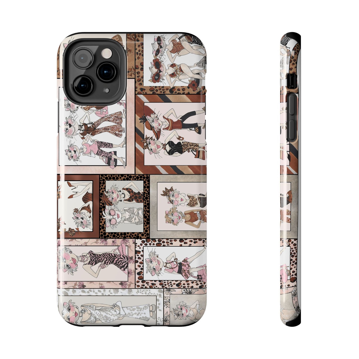 Wild Cat Woman Phone Case