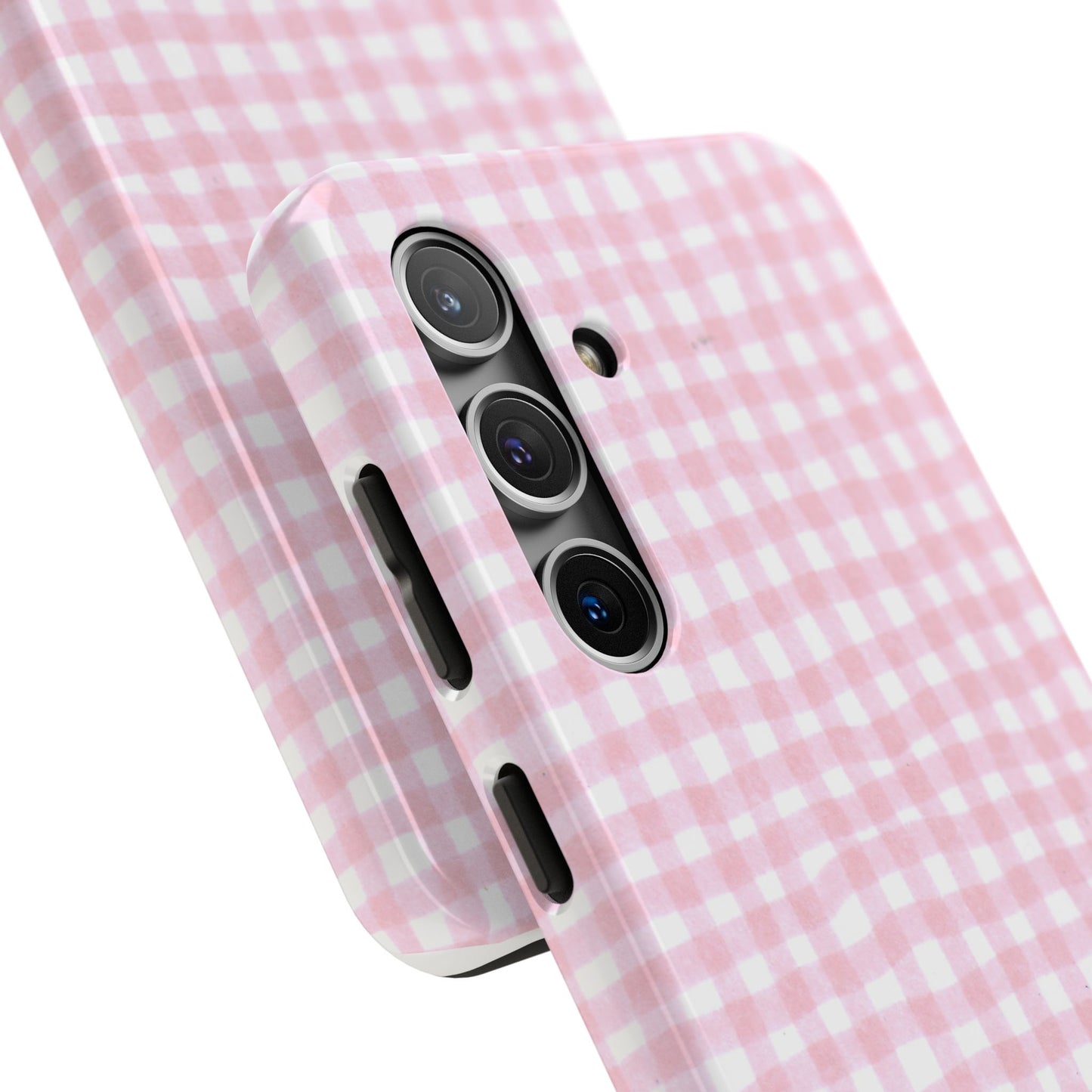 Wonky Chipper Check Pink Phone Case