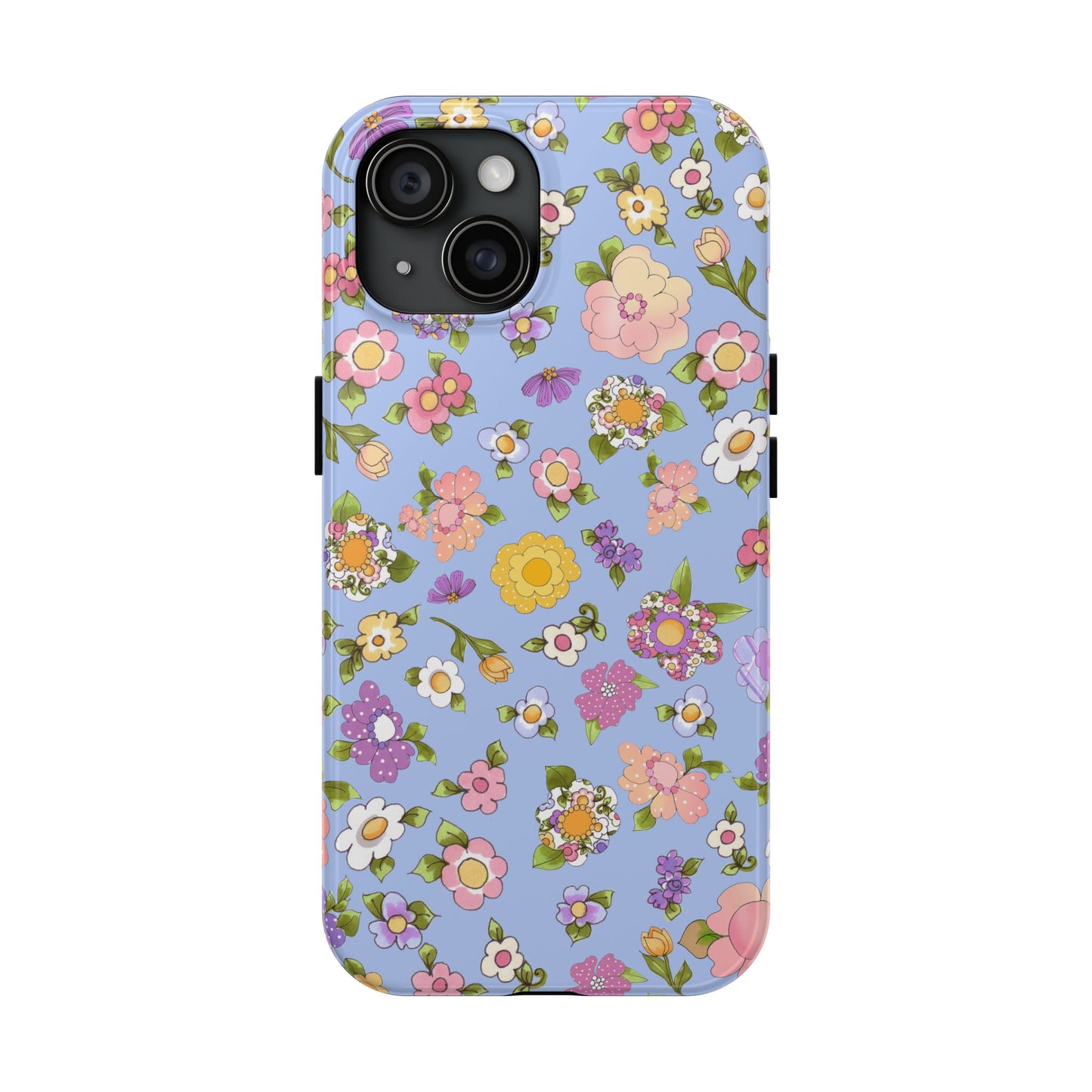Flowery Blue Phone Case
