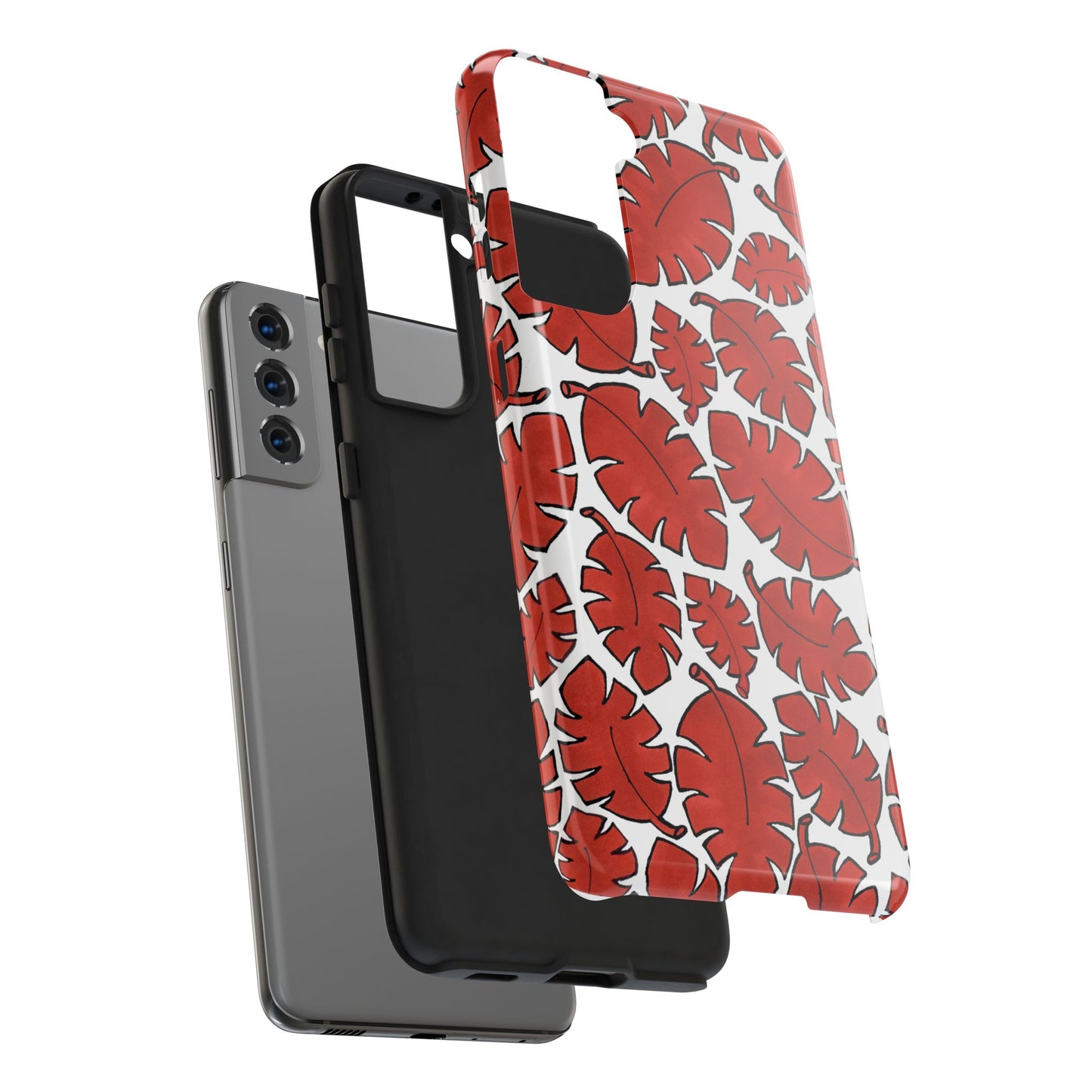 Red Bananas White Phone Case