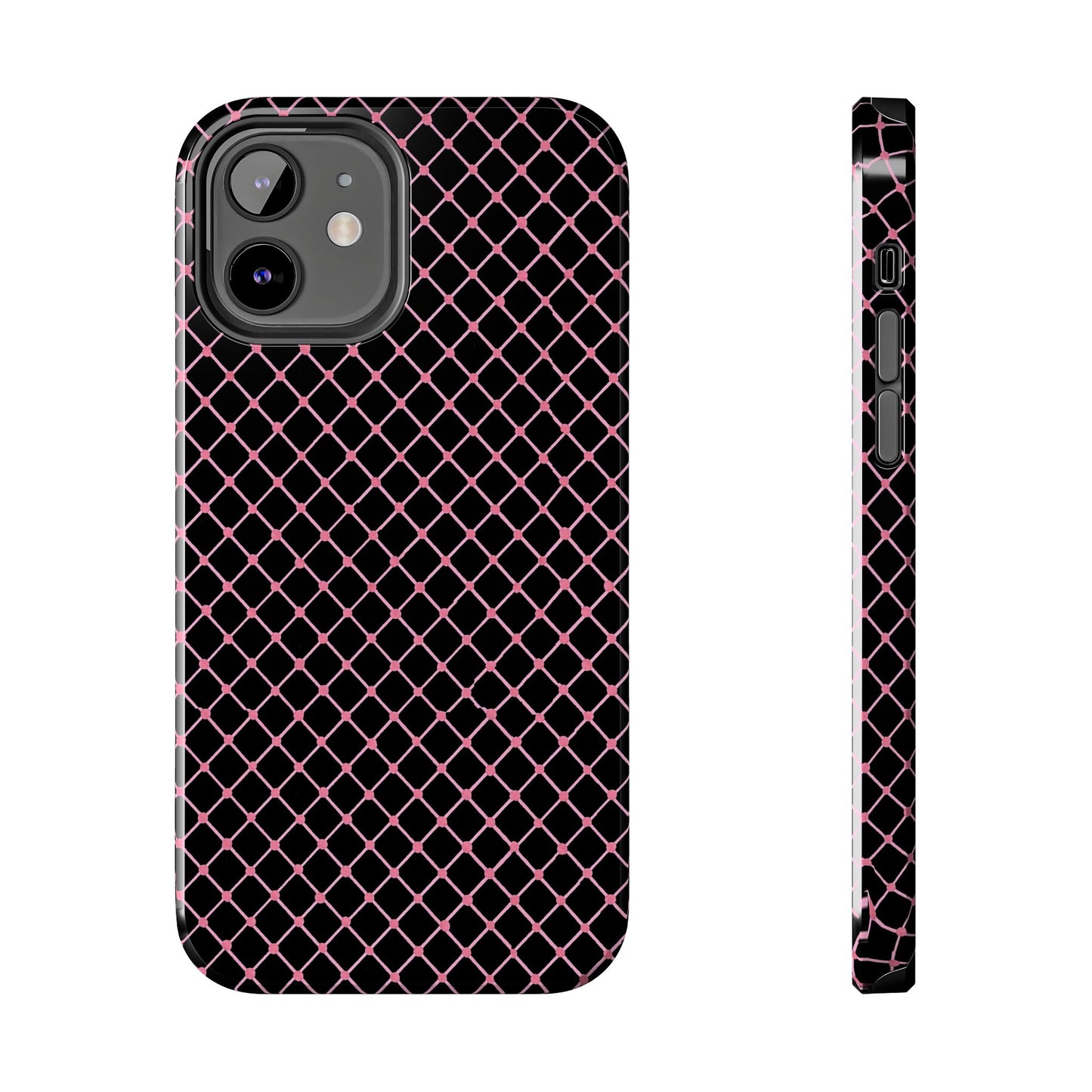 Cyclone Fence Black / Pink Phone Case