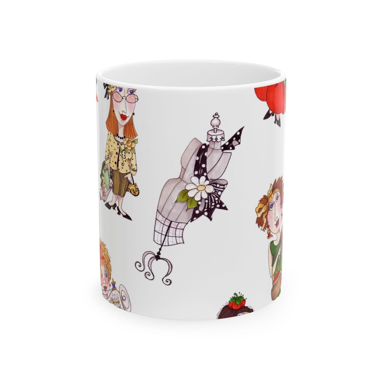 Sewphisticates White Cup