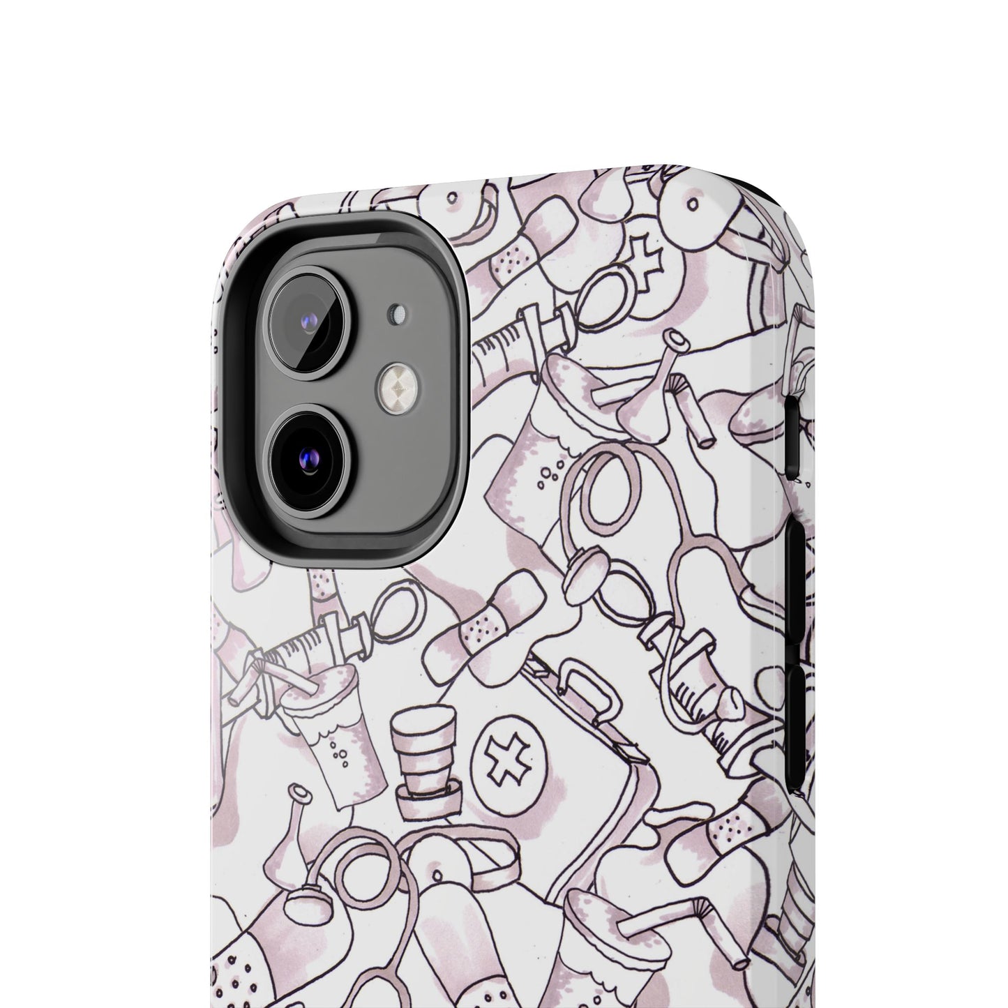 Med Stuff White Phone Case