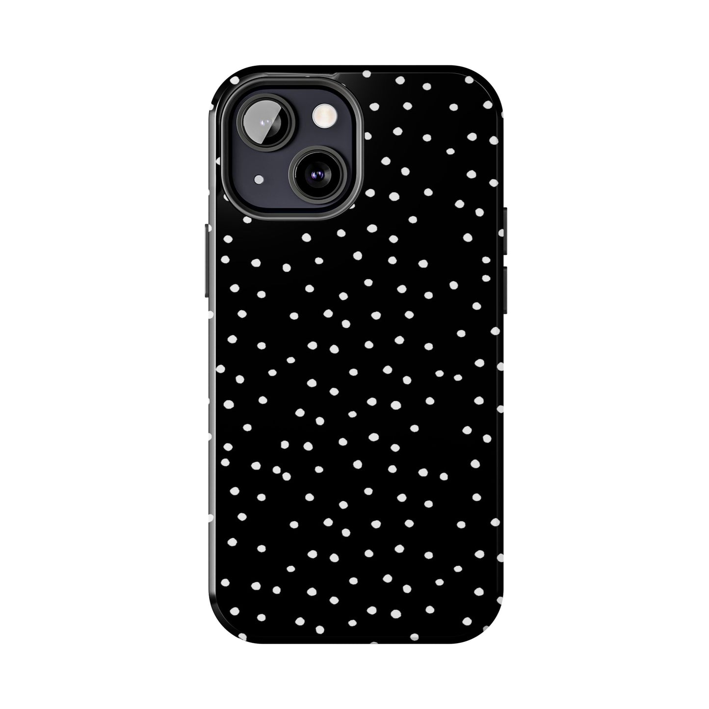 Dinky Dots Black / White Phone Case
