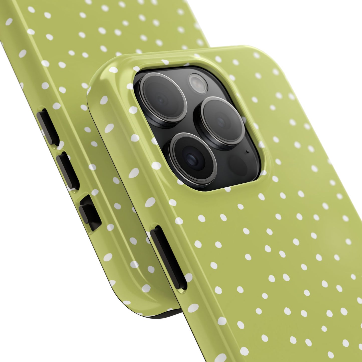 Dinky Dots Green / White Phone Case