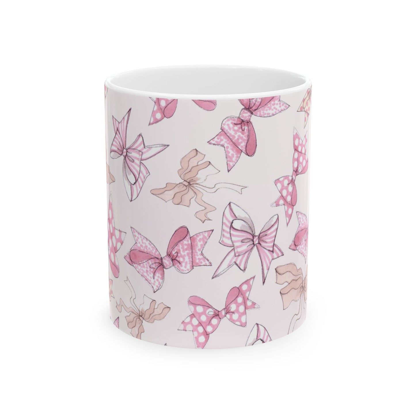 Bows Pink Cup