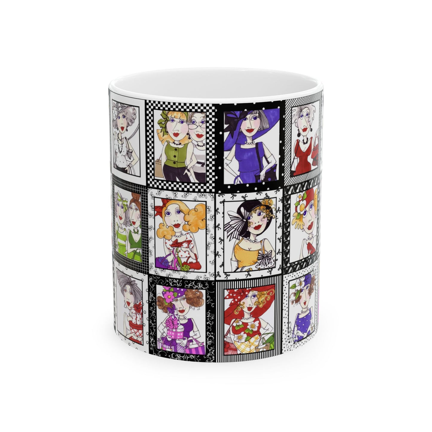 Gone Shopping Portrait Cup