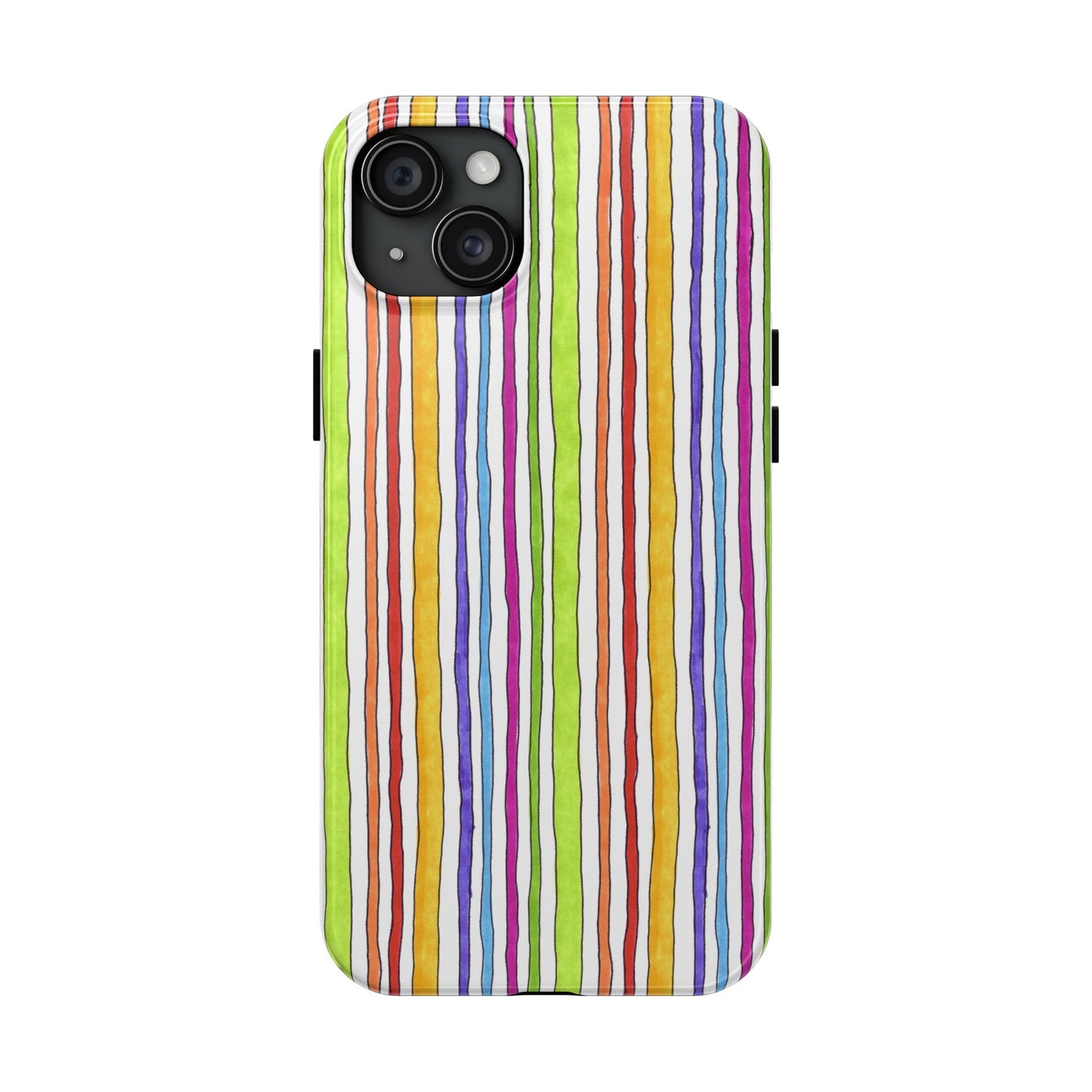 Stripe Fancy White Phone Case
