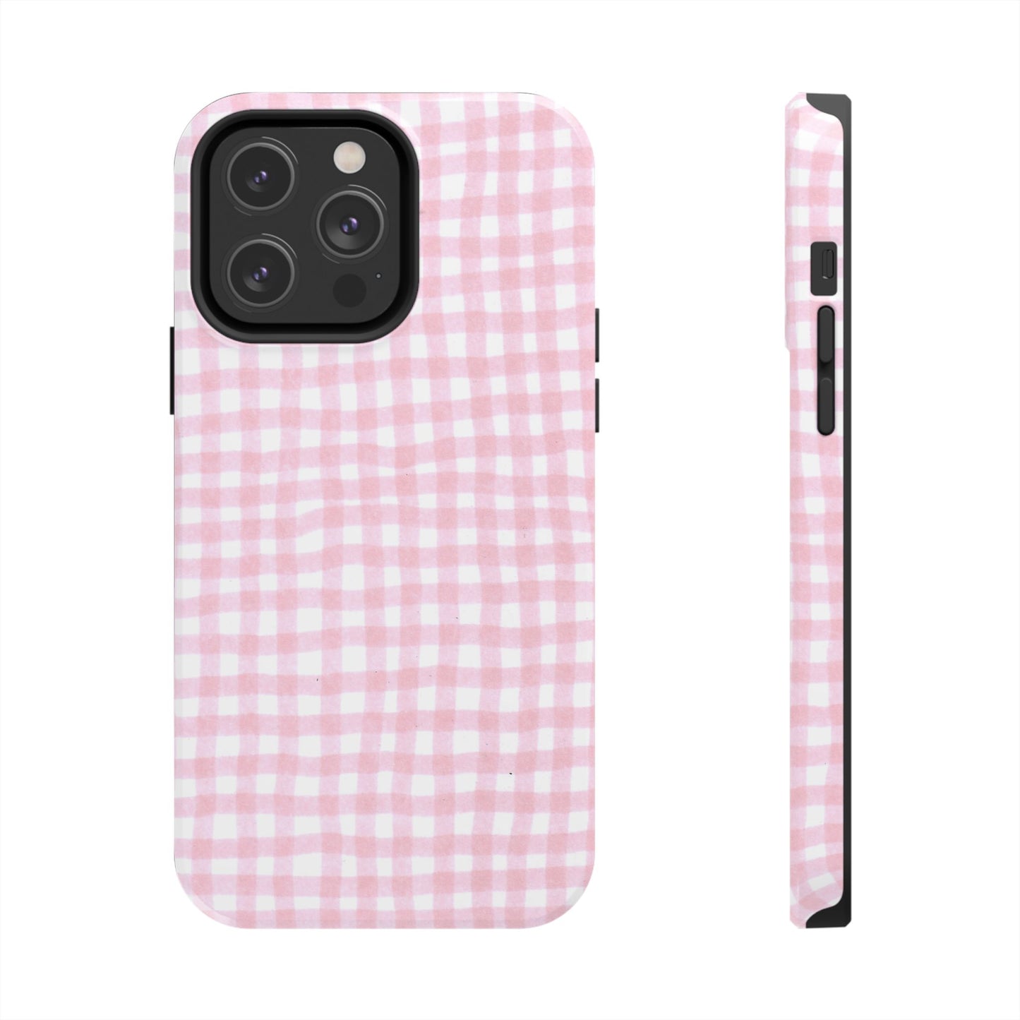 Wonky Chipper Check Pink Phone Case