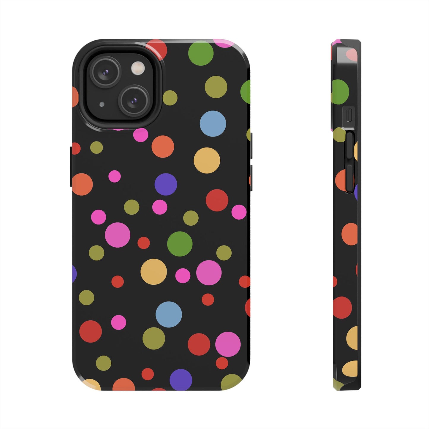 Dot Assortment Black Phone Case